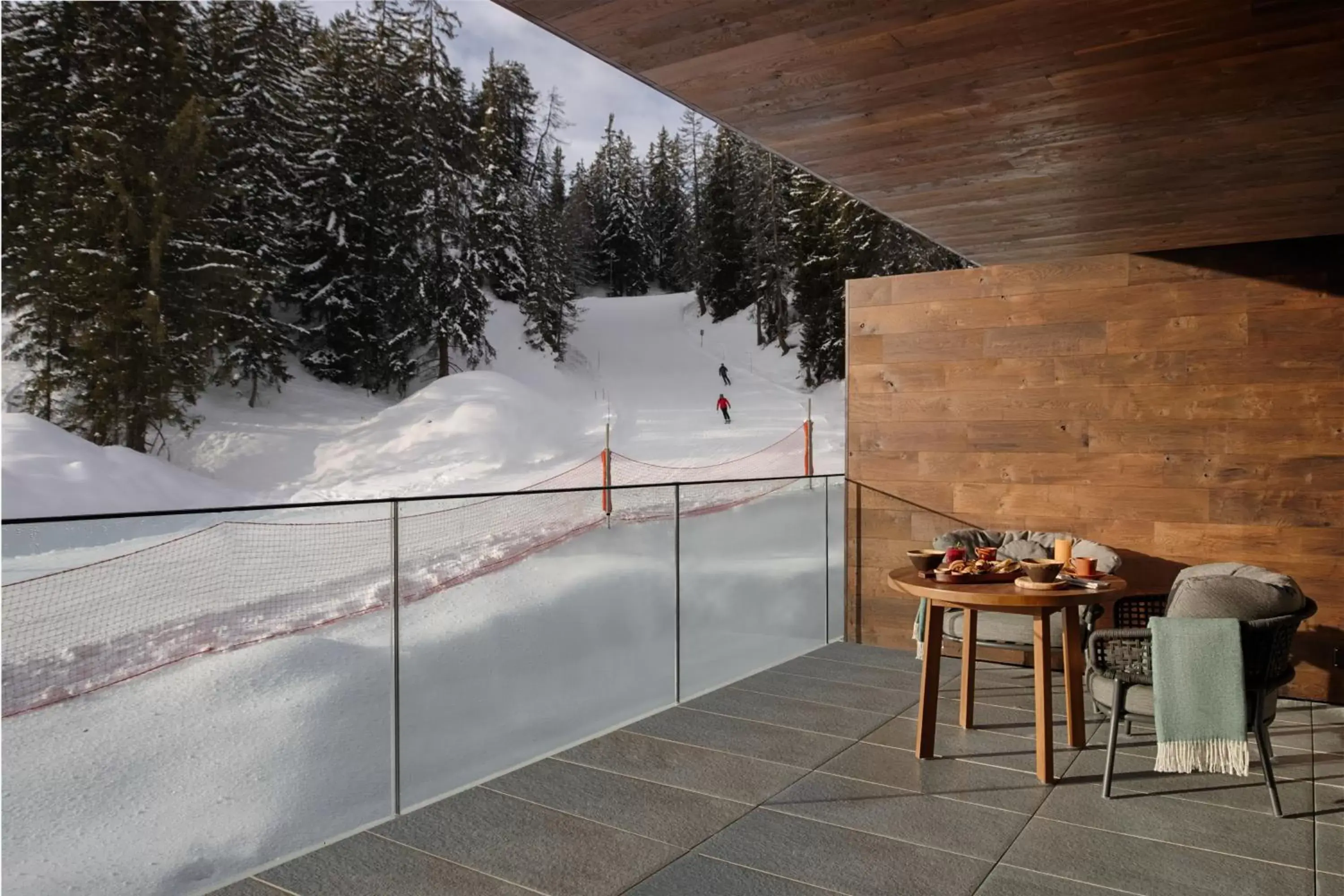 Balcony/Terrace in Six Senses Crans-Montana