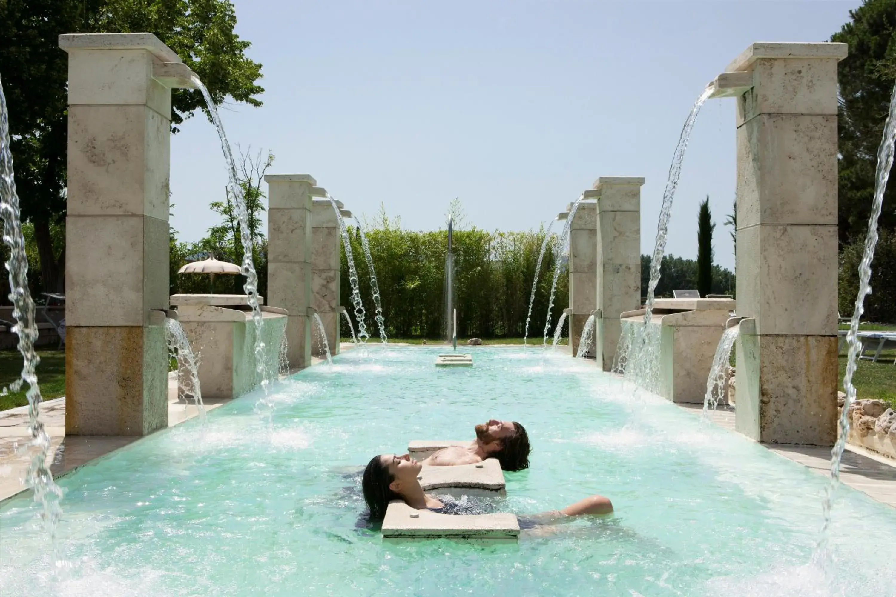 Hot Spring Bath in Hotel Salus Terme