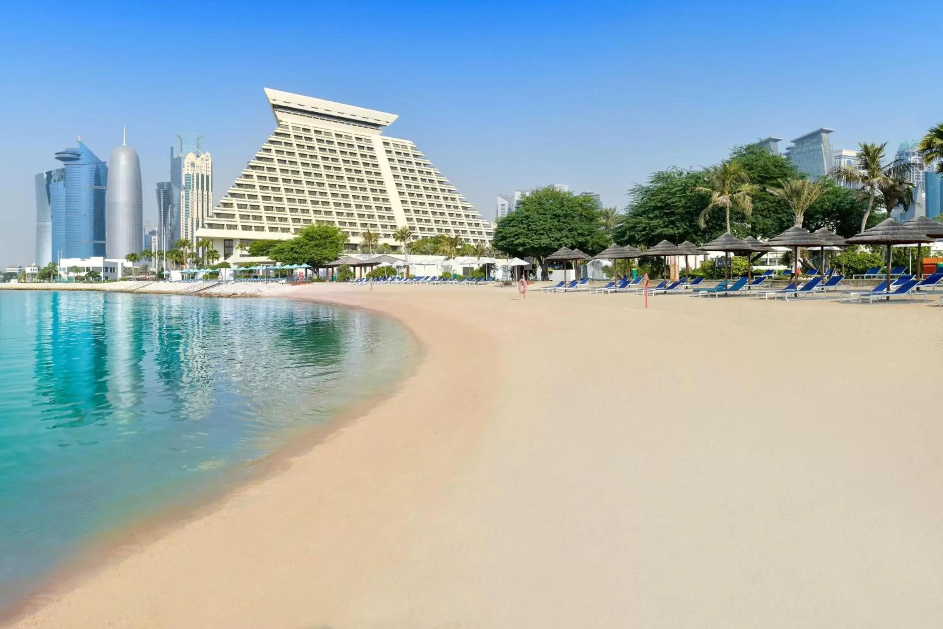 Beach, Property Building in Sheraton Grand Doha Resort & Convention Hotel