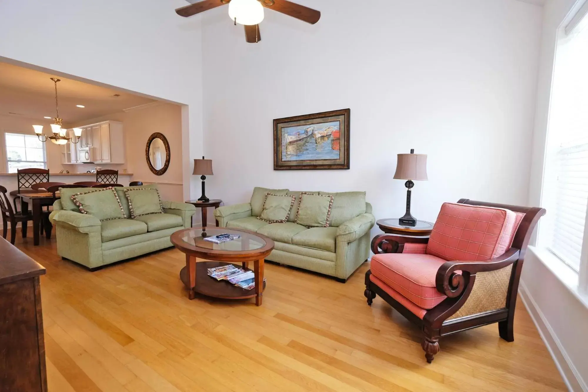 Living room, Seating Area in Barefoot Resort Golf & Yacht Club Villas