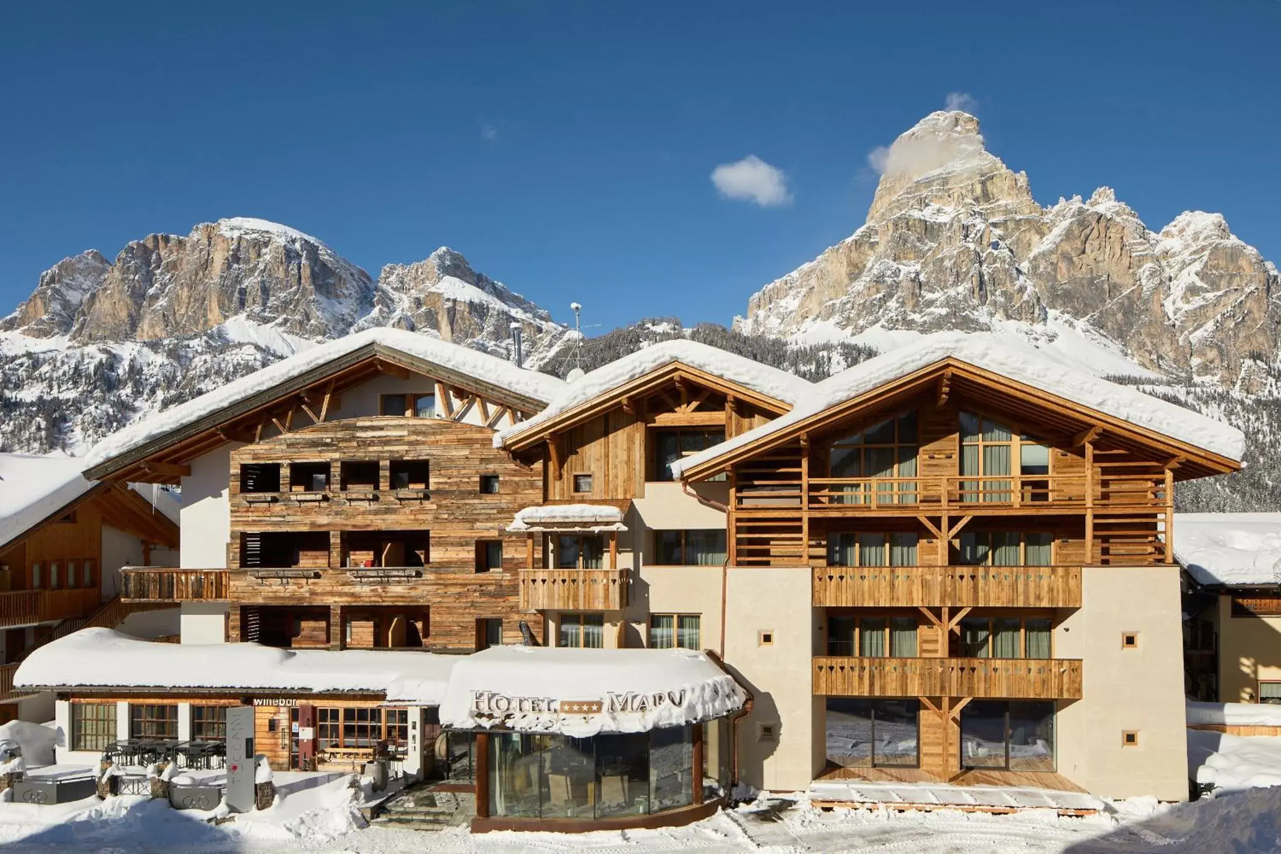 Winter in Hotel Marmolada