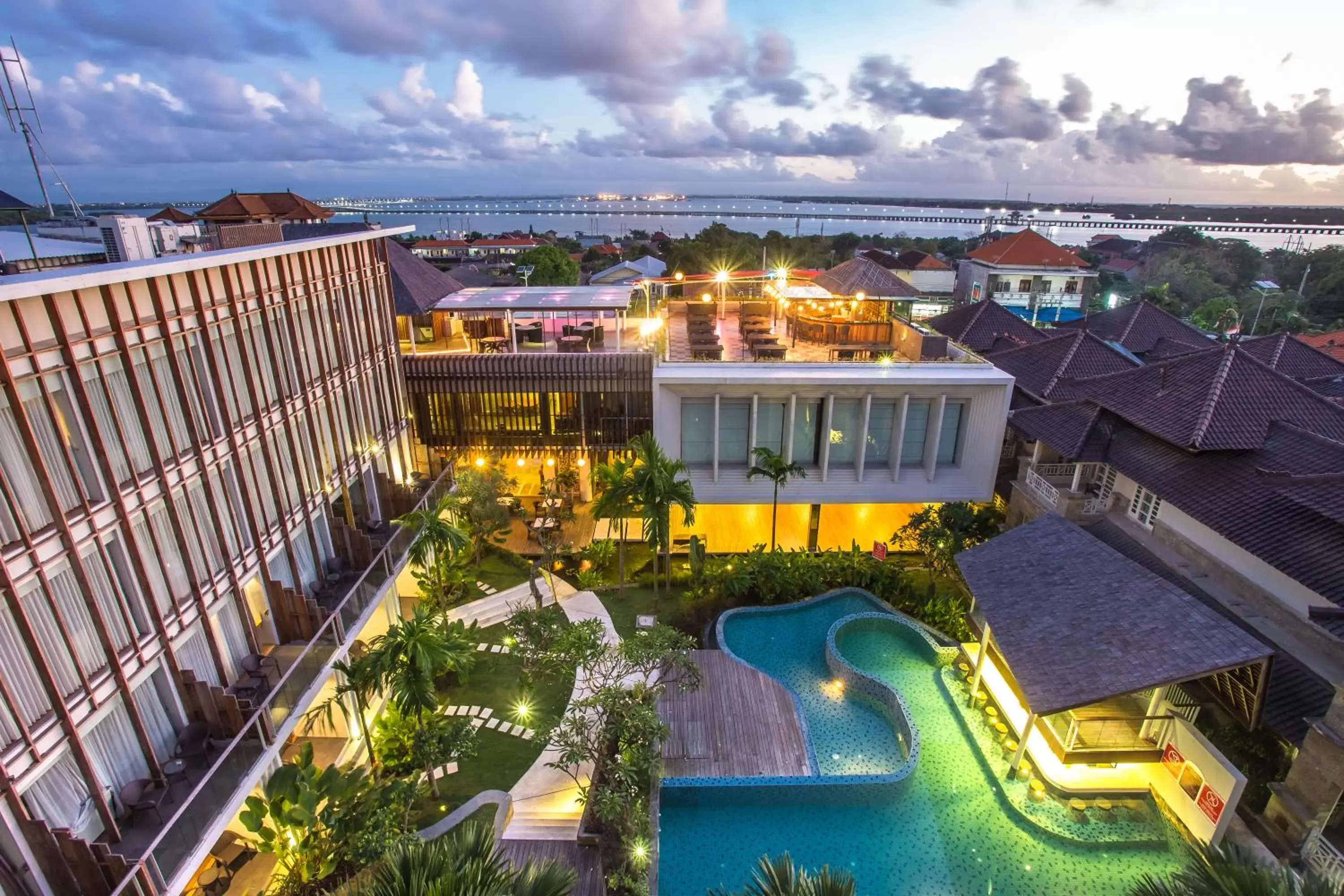 Property building, Bird's-eye View in The Lerina Hotel Nusa Dua