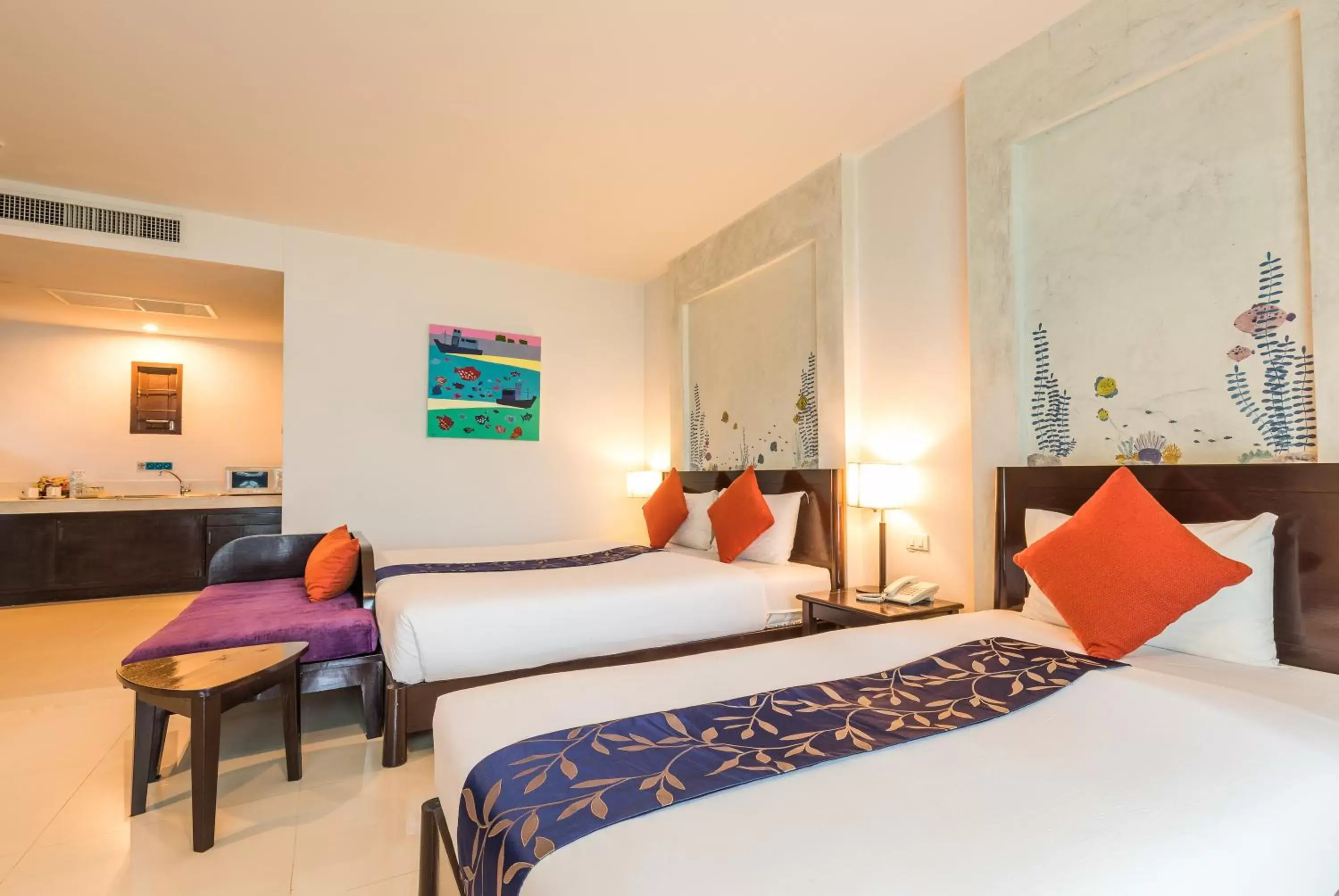 Bed in Krabi Aquamarine Resort - SHA Plus