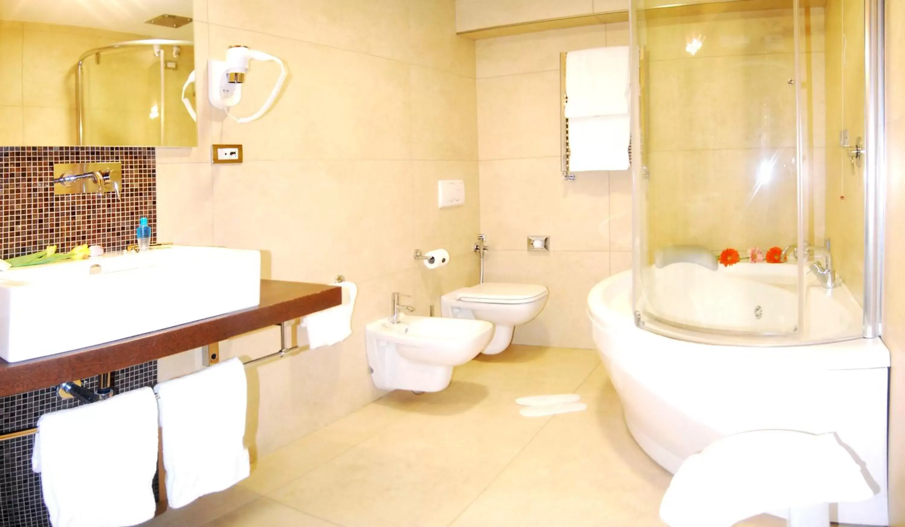 Bathroom in Hotel Royal Caserta