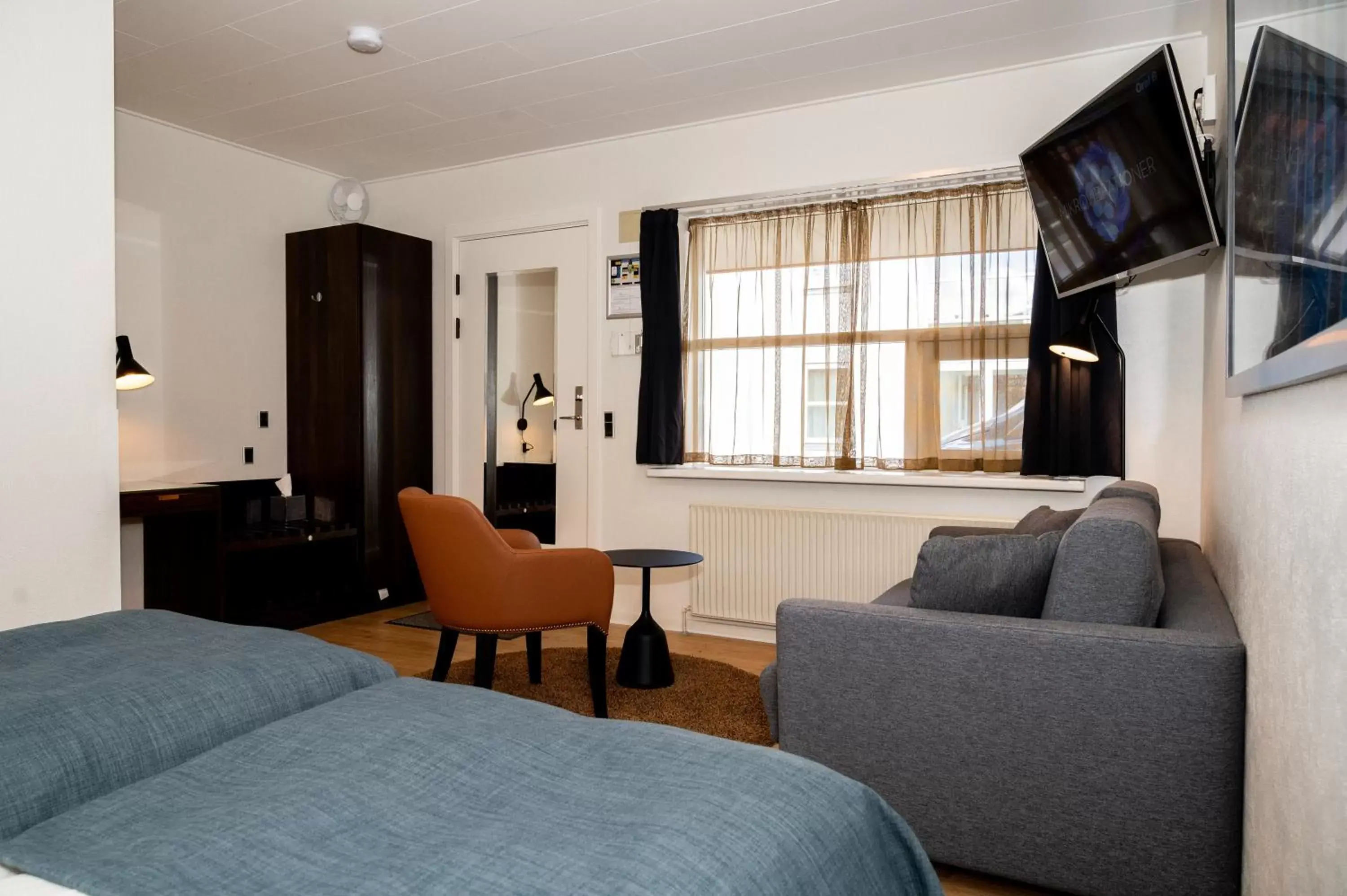 TV and multimedia, Seating Area in Hotel Svanen Billund
