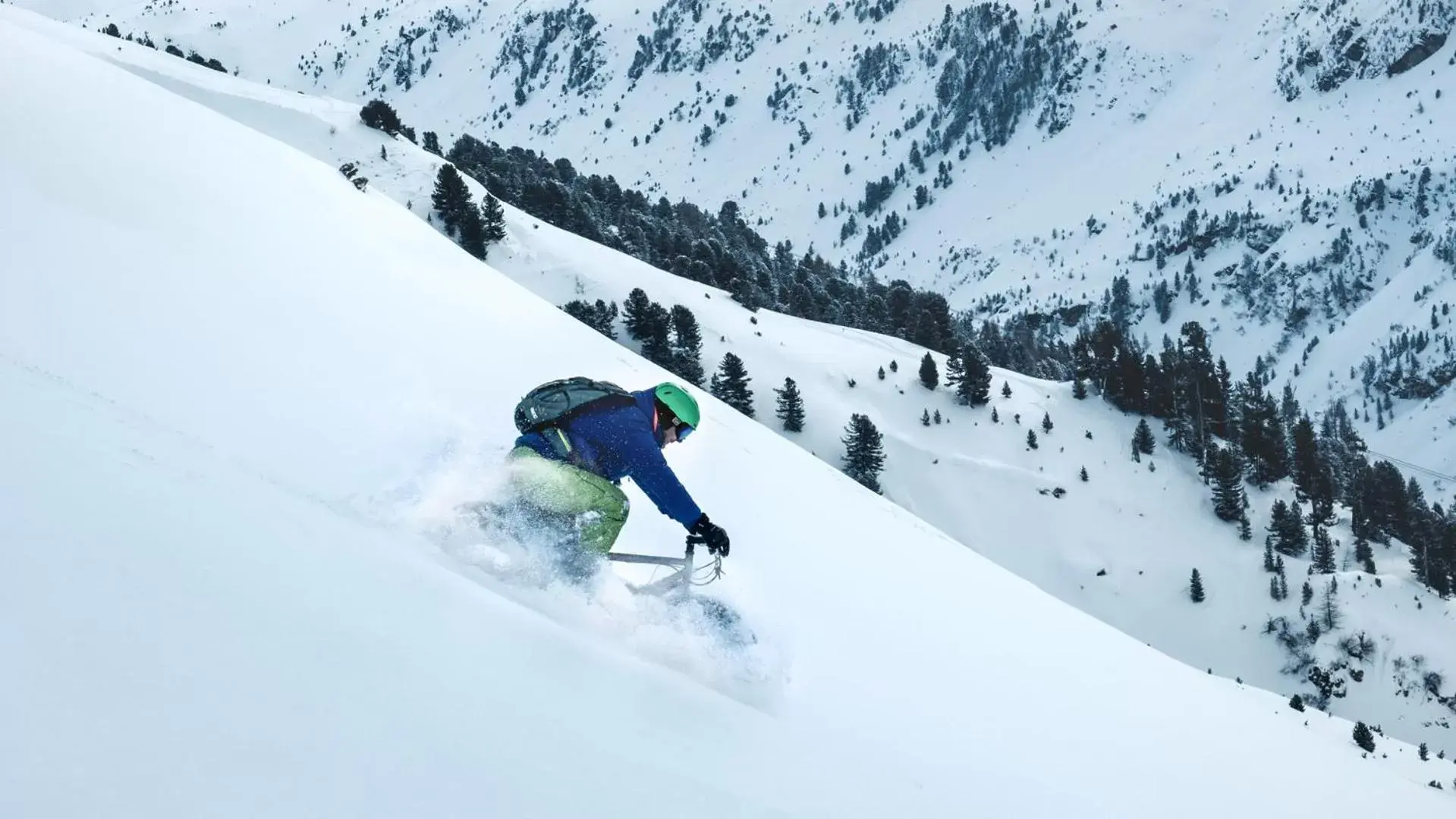 Skiing in Kessler's Kulm