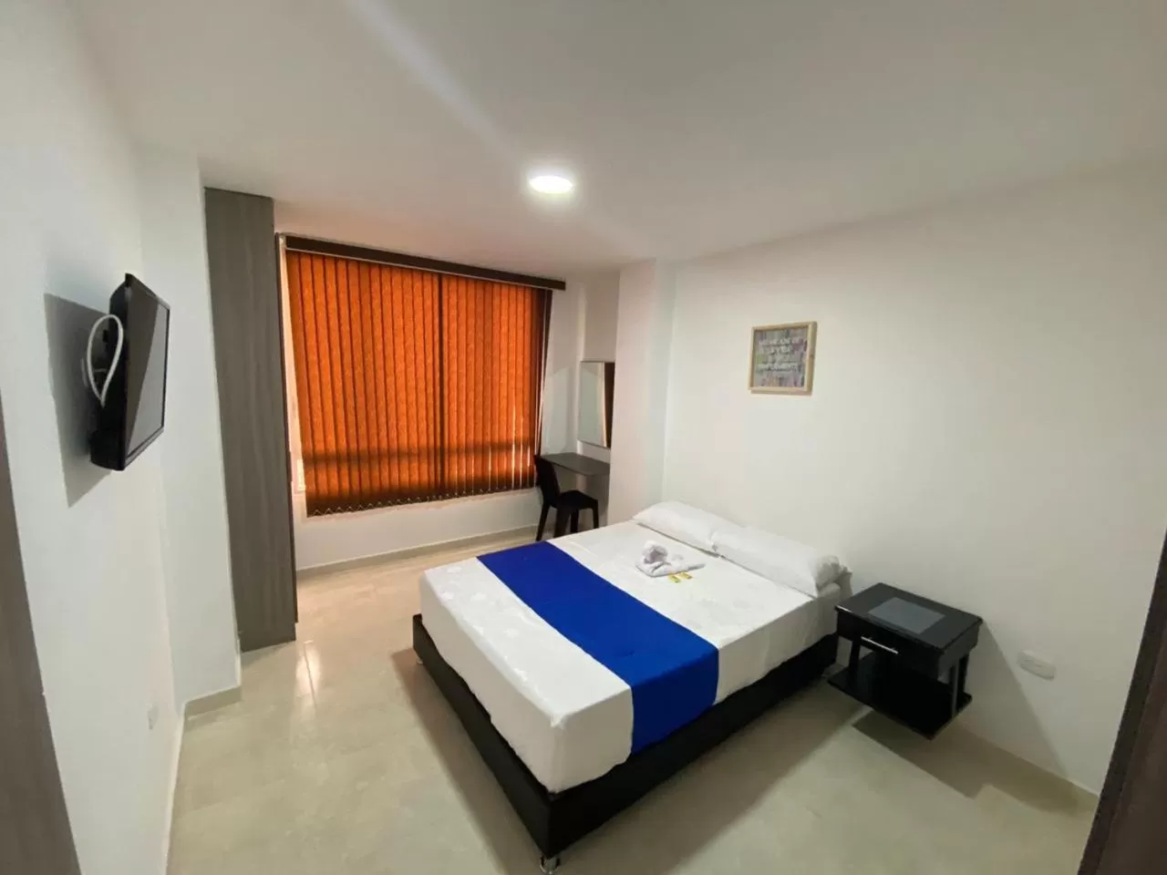 Bed in Hotel Cafe Estrella