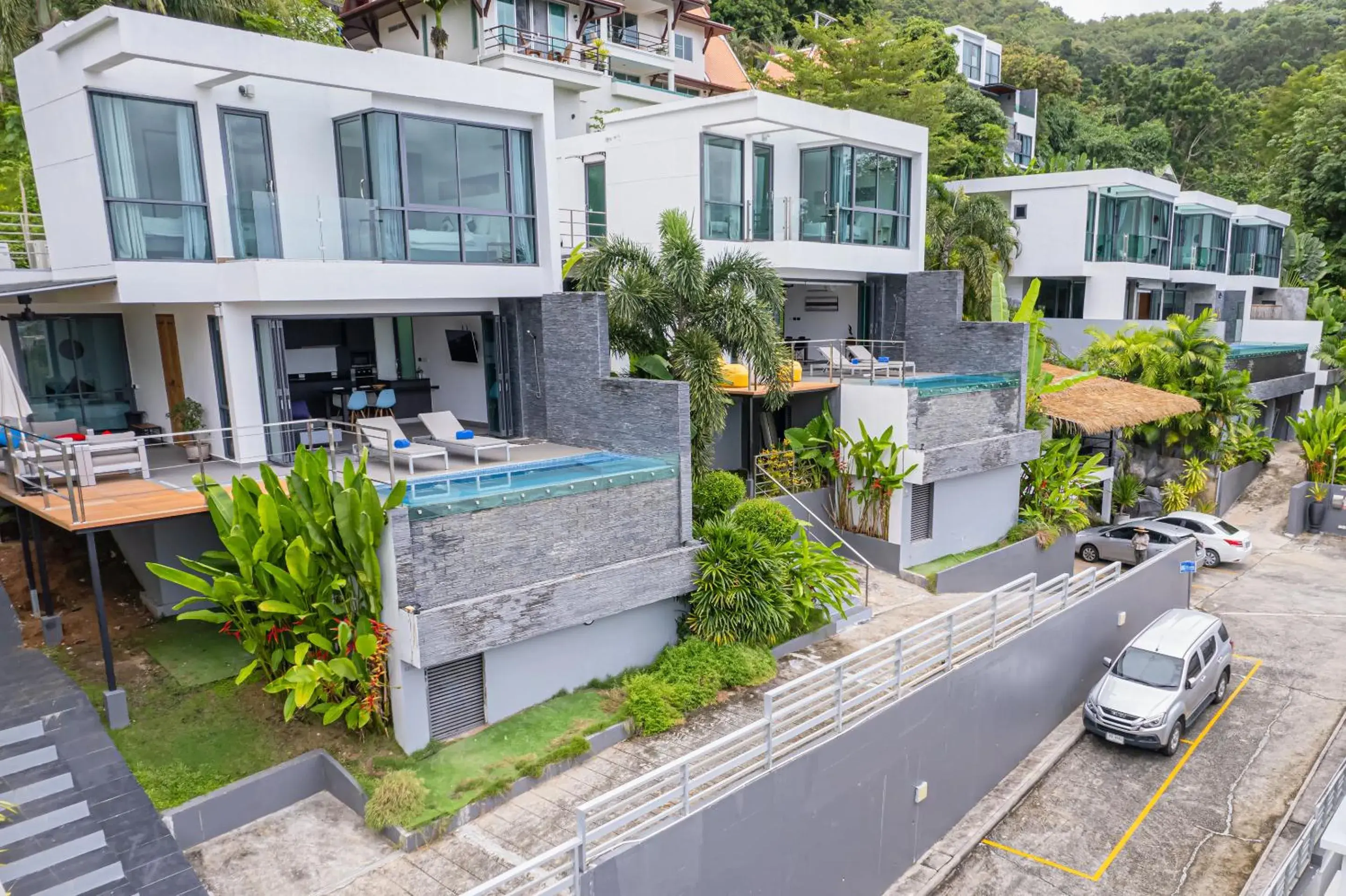 Facade/entrance in Baan Saint-Tropez Seaview Villas Kata Beach Facade/entrance in Baan Saint-Tropez Seaview Villas Kata Beach