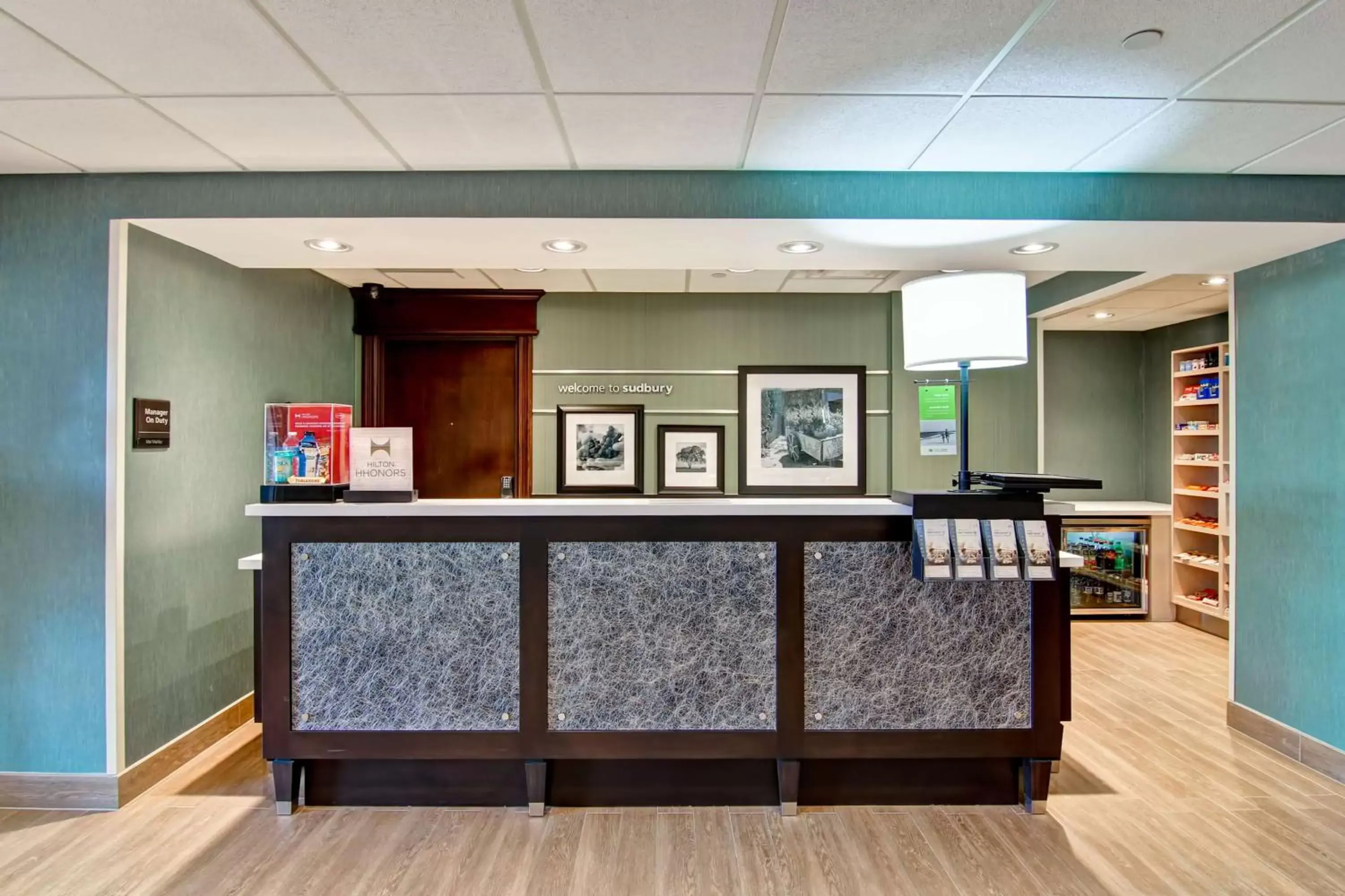 Lobby or reception in Hampton Inn Sudbury, Ontario Lobby or reception in Hampton Inn Sudbury, Ontario