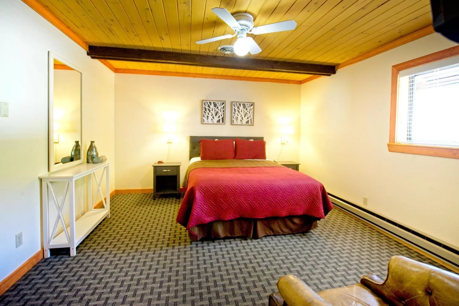 Bed in Sitzmark Sports Lodge