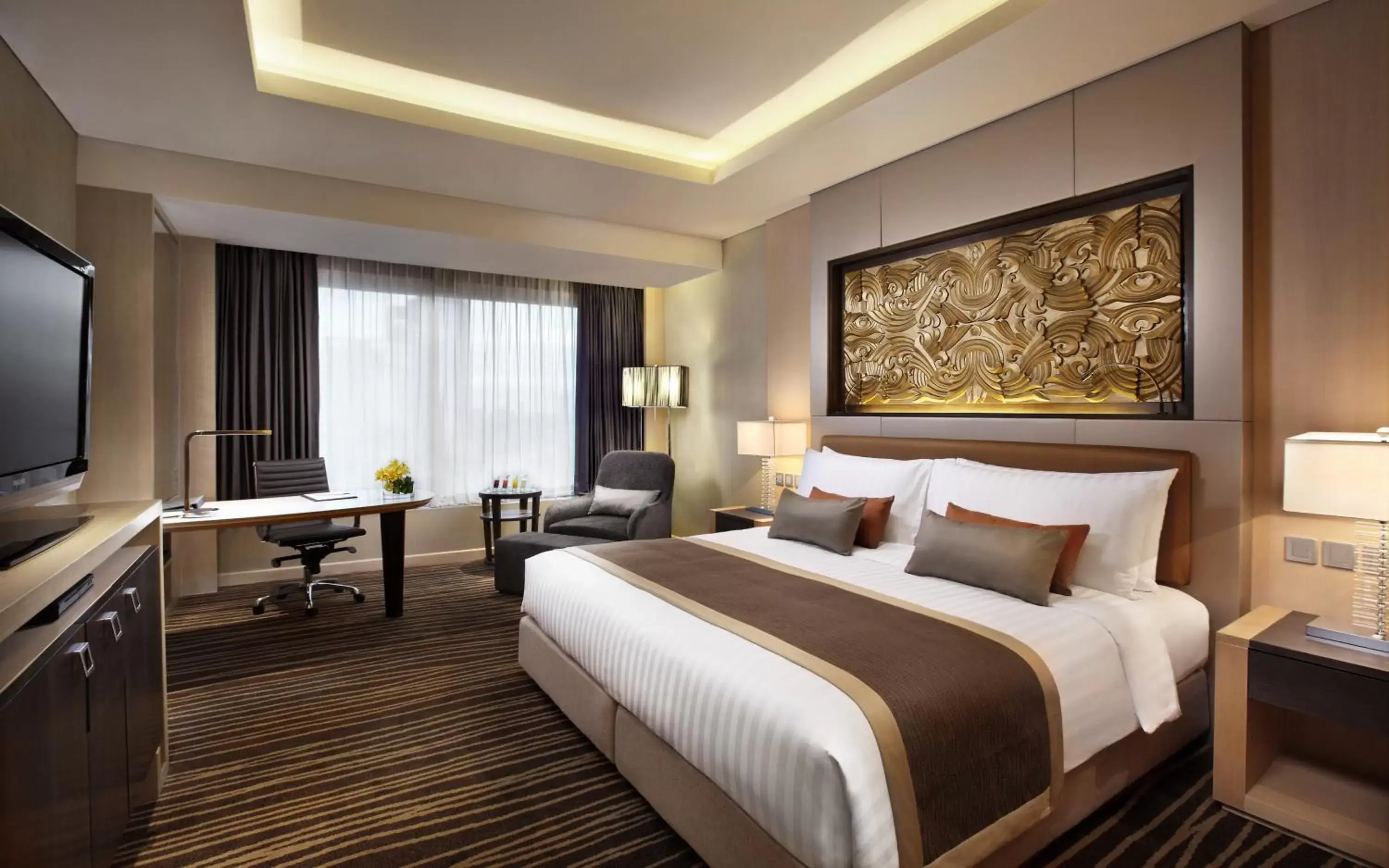 Photo of the whole room, Bed in Amari Watergate Bangkok