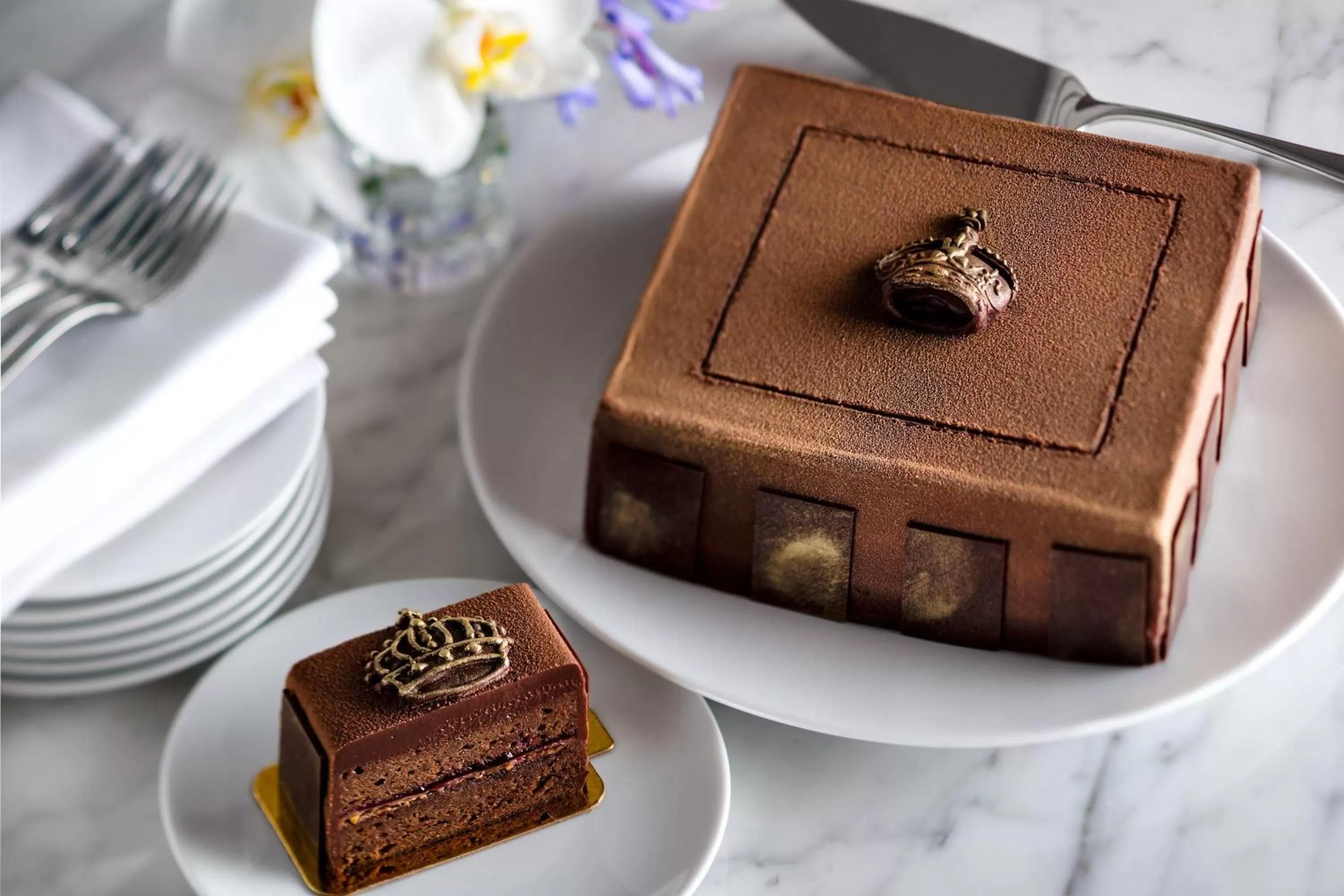 Food close-up in Fairmont Empress Hotel
