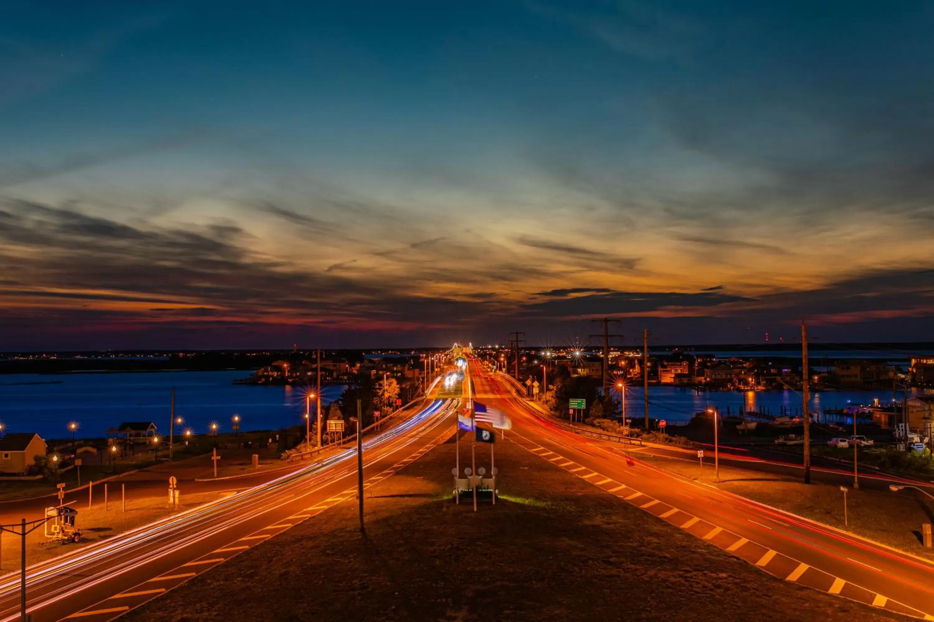 Sunset in Hotel LBI