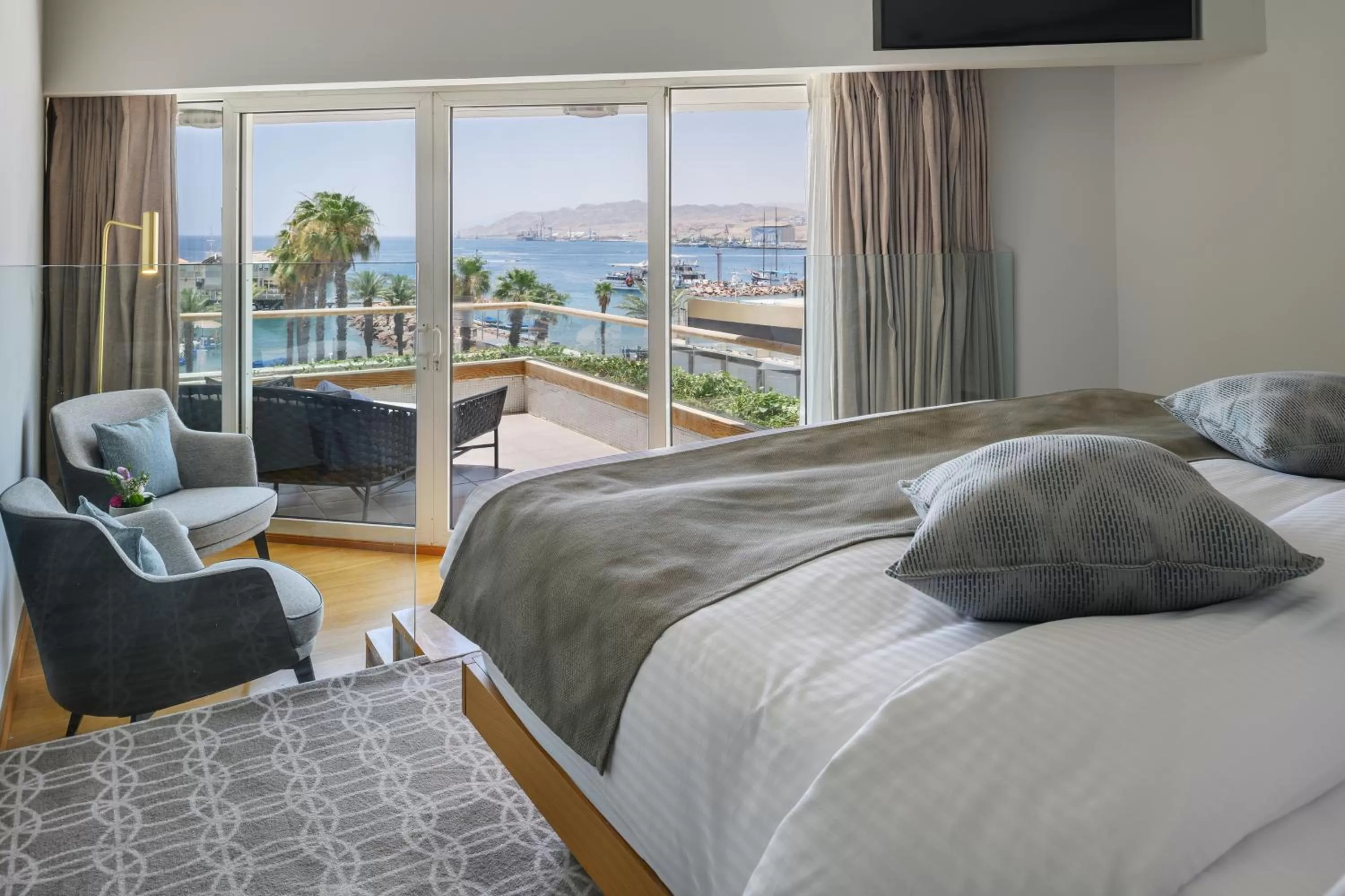 Bed in Royal Beach Eilat by Isrotel Exclusive