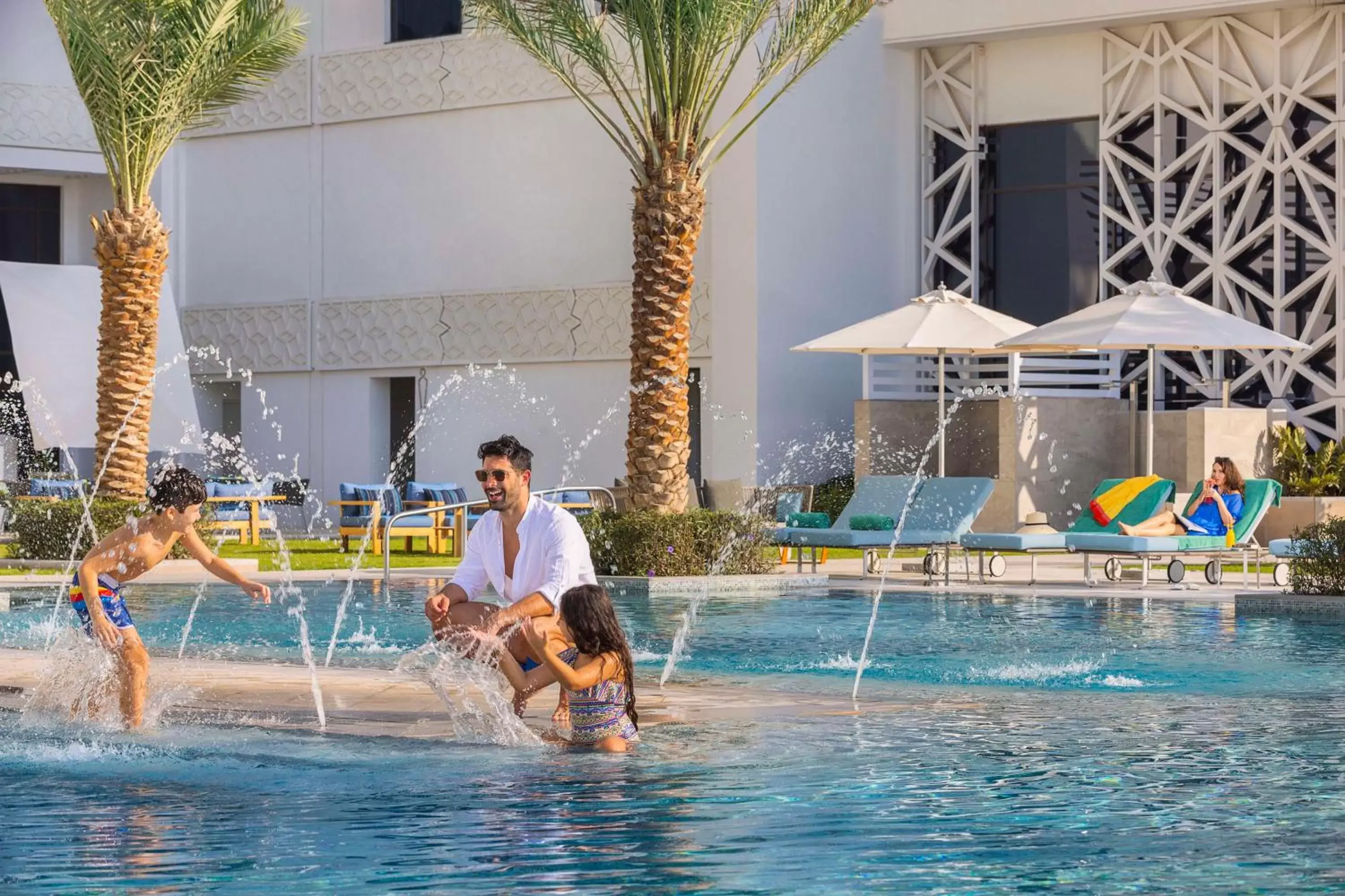 Pool view, Swimming Pool in Hilton Abu Dhabi Yas Island