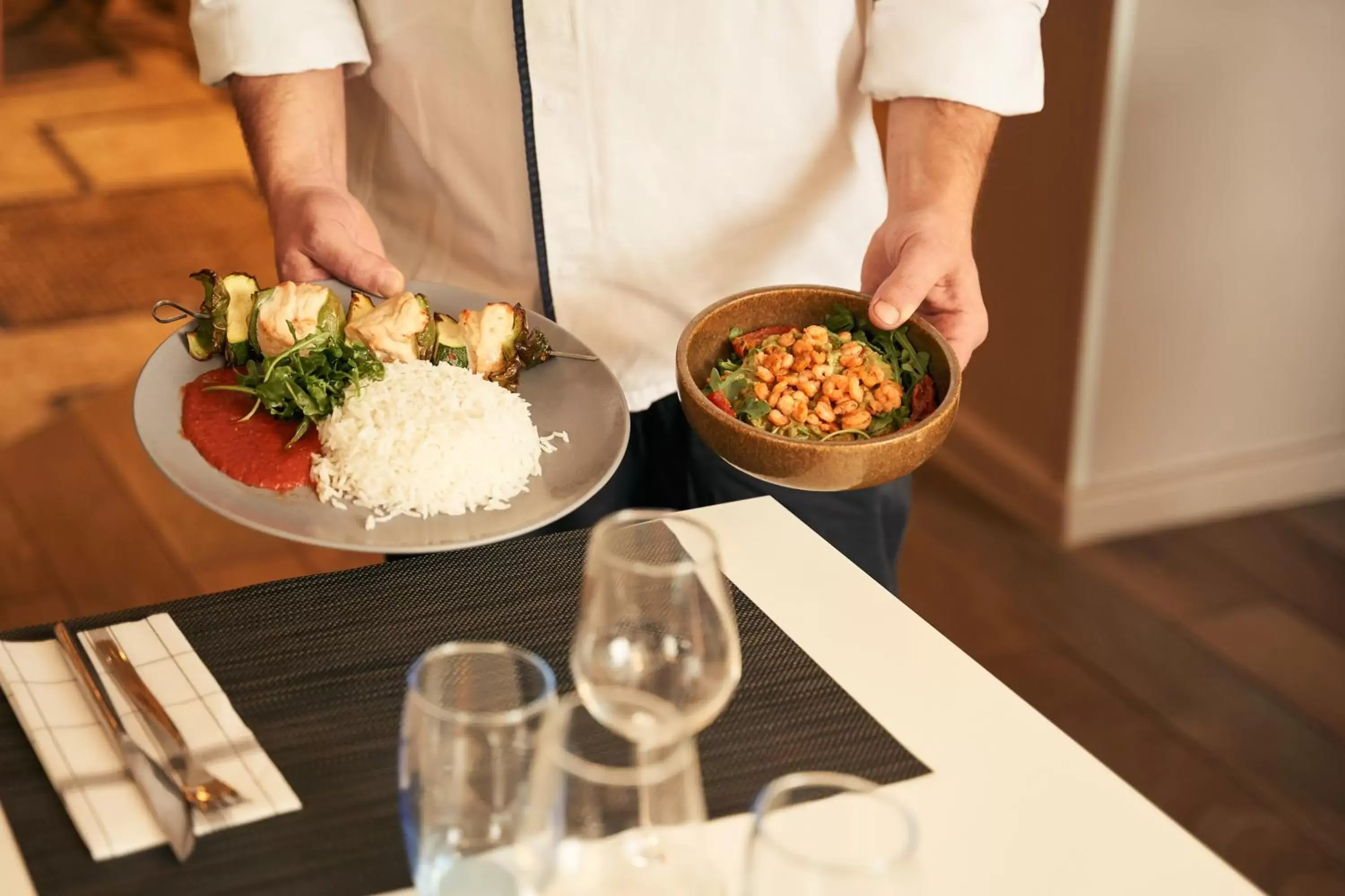 Food close-up in Novotel Roissy Saint Witz