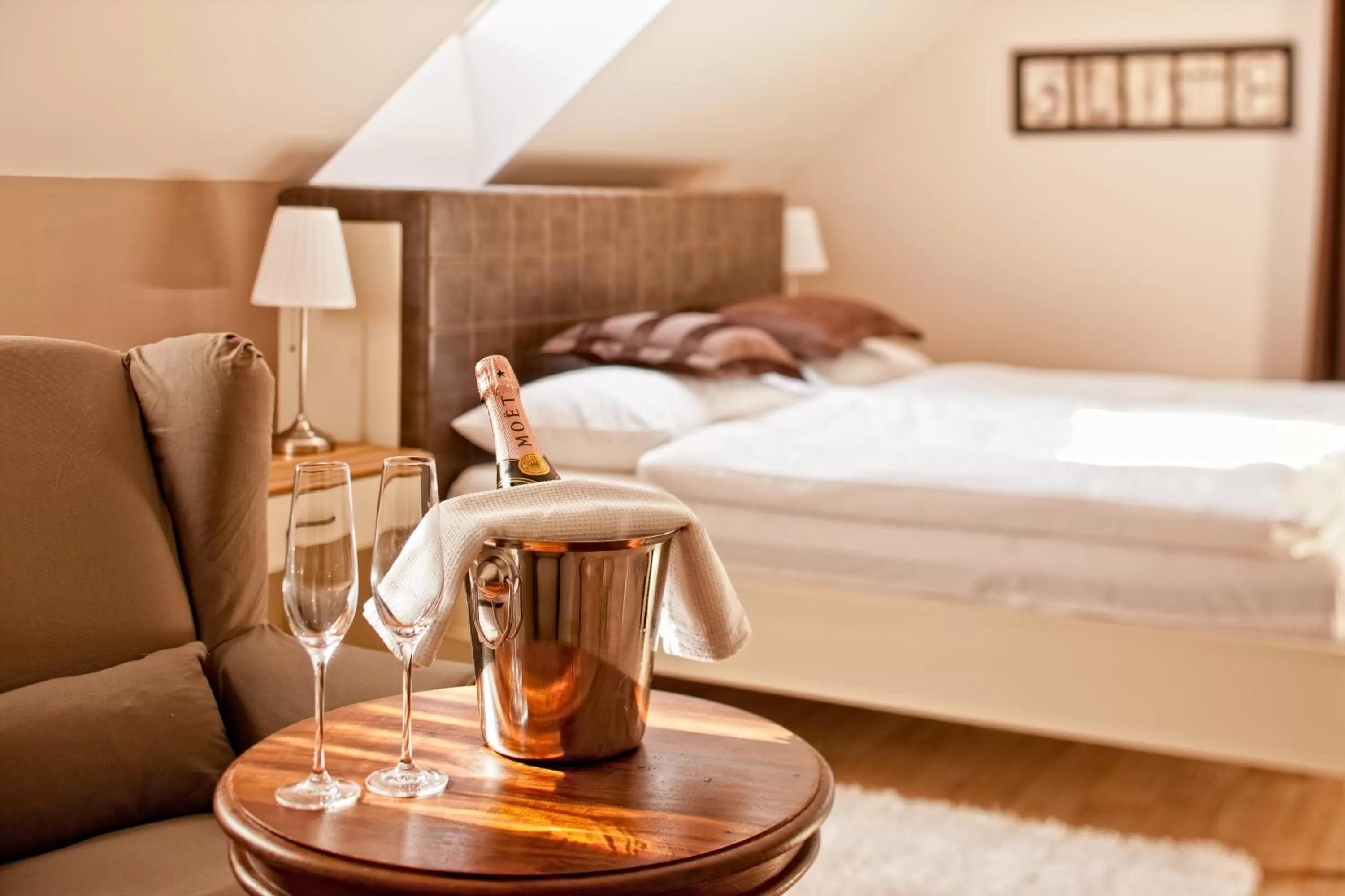 Bedroom, Bed in B&B Dvor Tacen