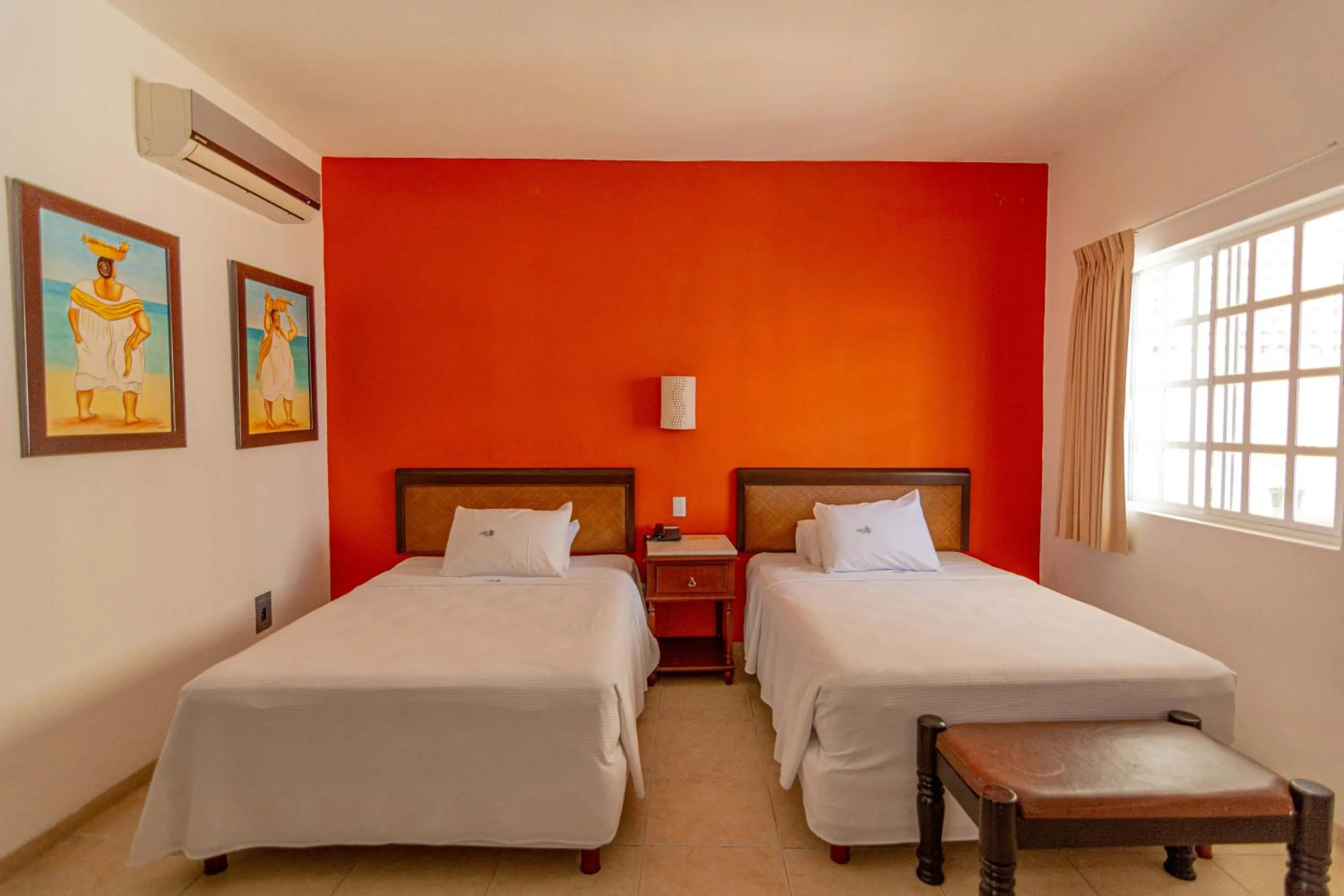 Bed in Hotel María Jose