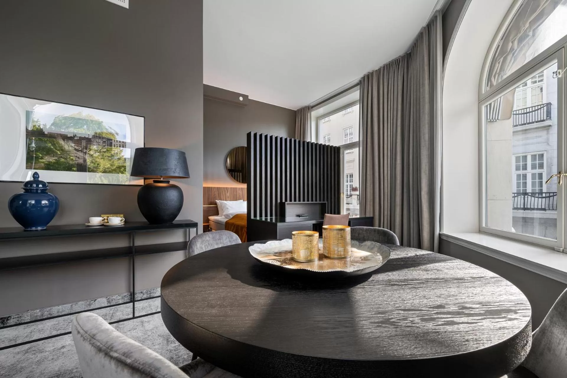 Dining area in Karl Johan Hotel