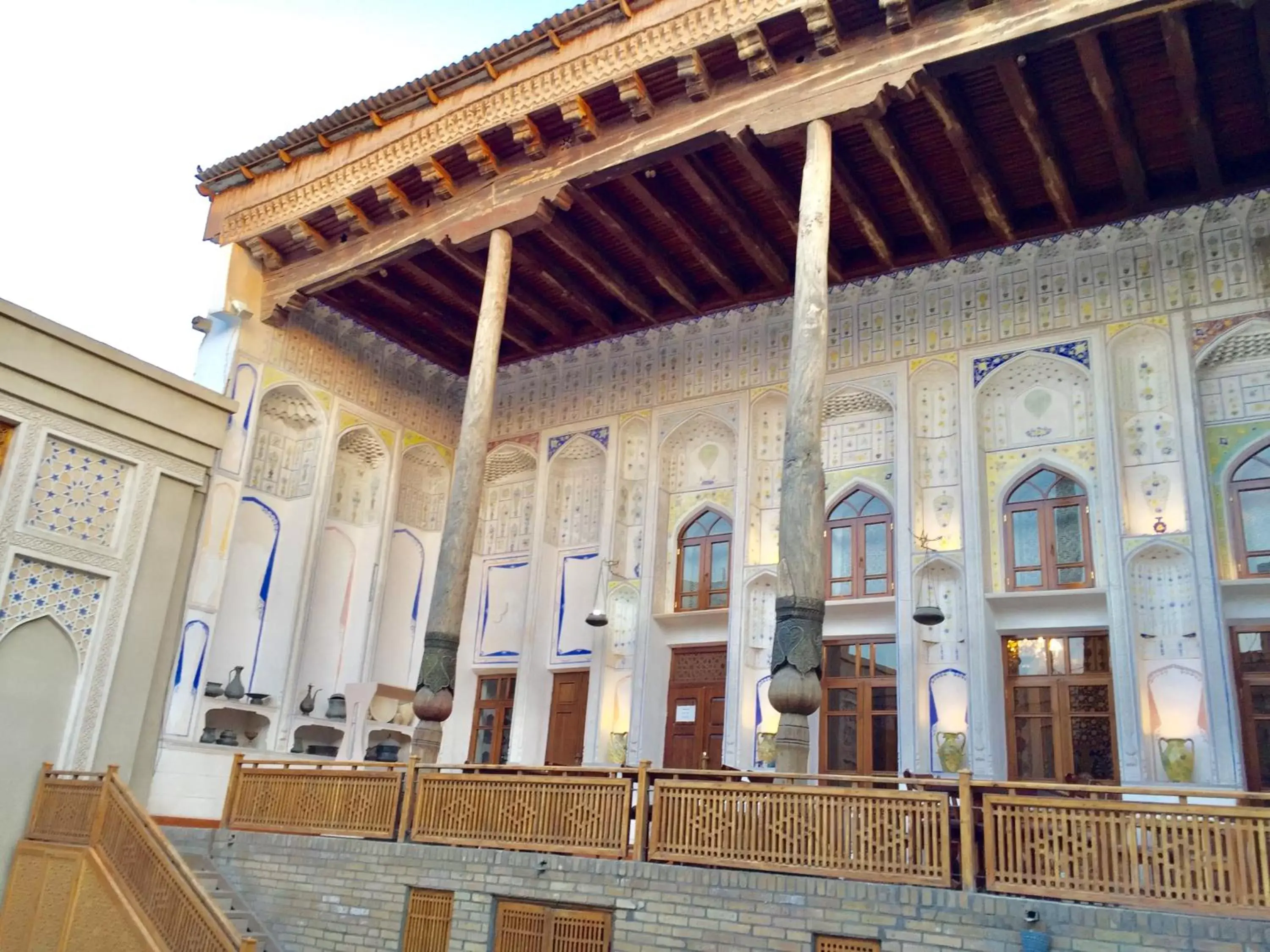 Patio, Property Building in Lyabi House Hotel