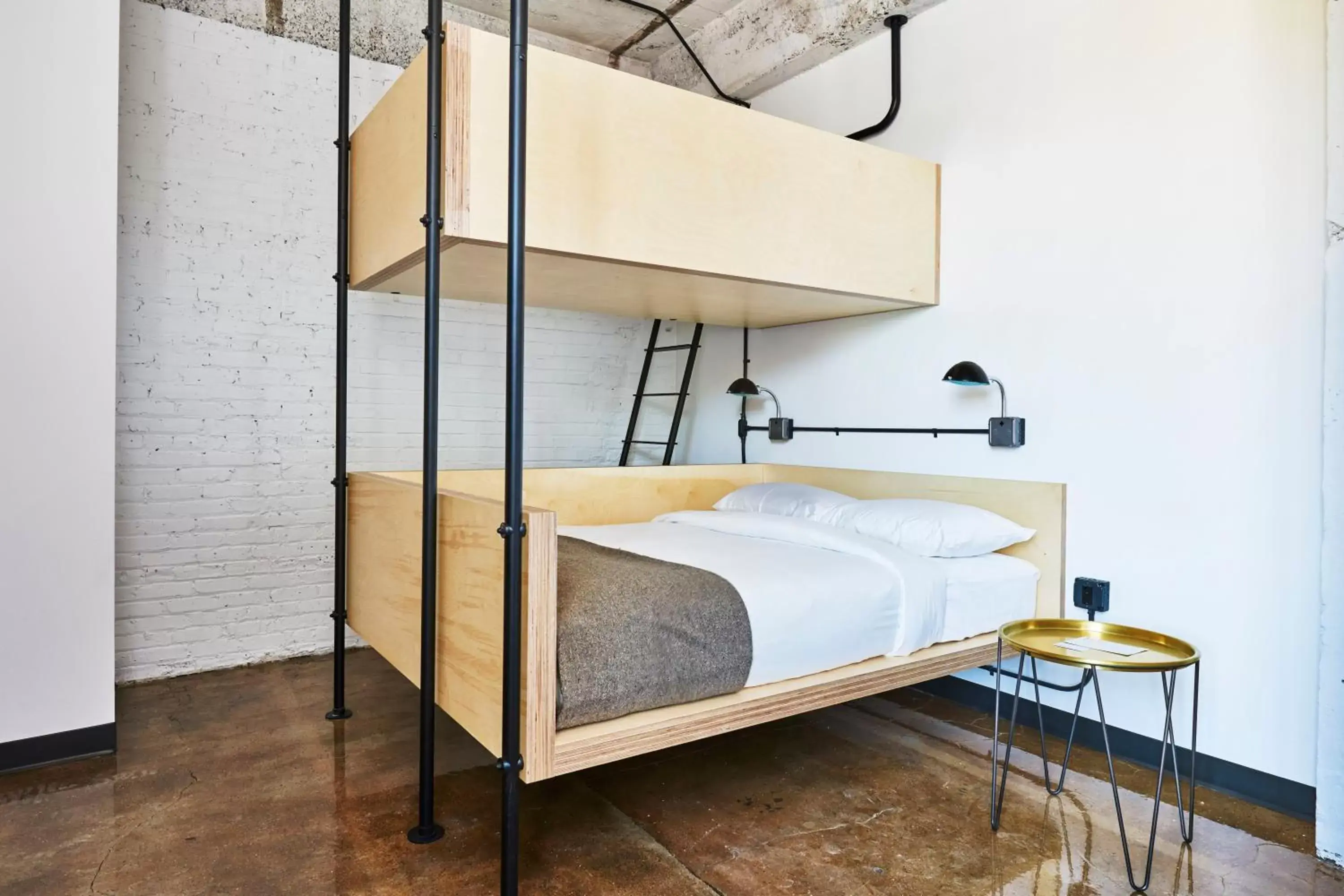 Bedroom, Bunk Bed in The Robey, Chicago, a Member of Design Hotels