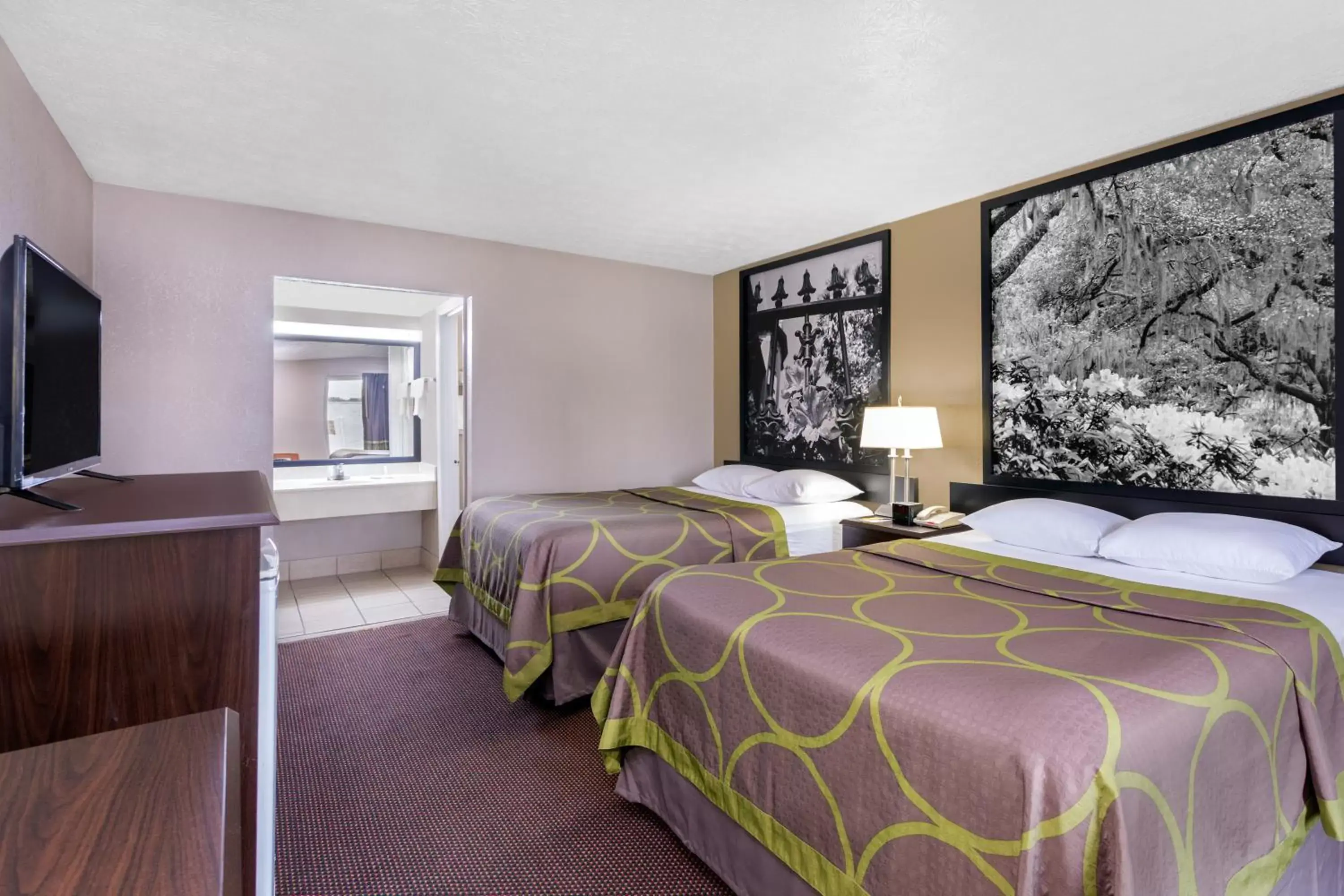 Bedroom, Bed in Super 8 by Wyndham Locust Grove Bedroom, Bed in Super 8 by Wyndham Locust Grove