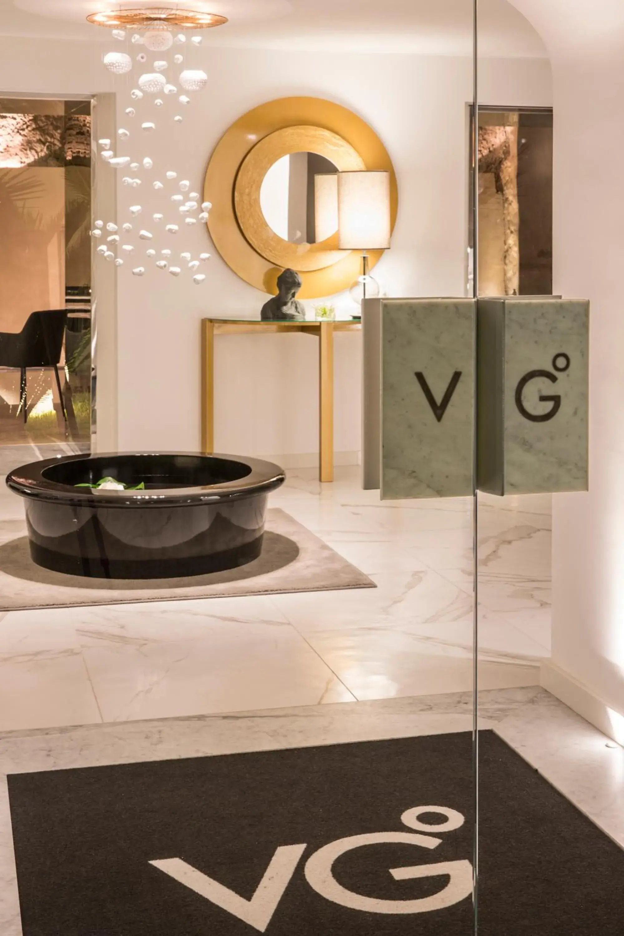 Lobby or reception, Bathroom in Villa Gervasio
