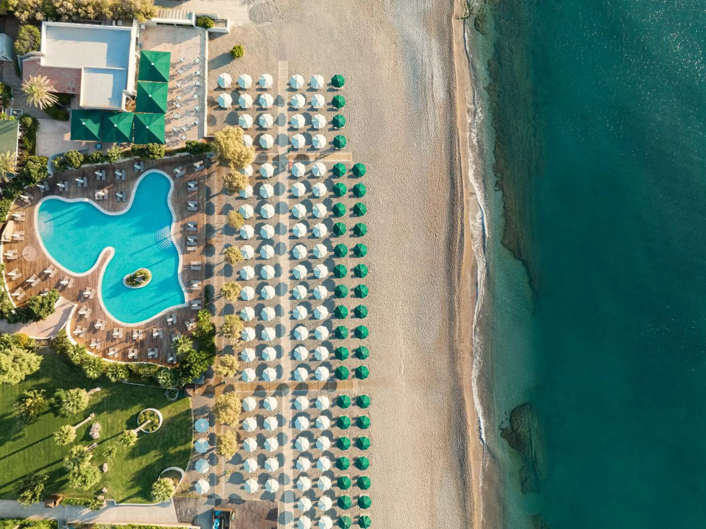 Bird's eye view, Bird's-eye View in Esperos Mare Resort