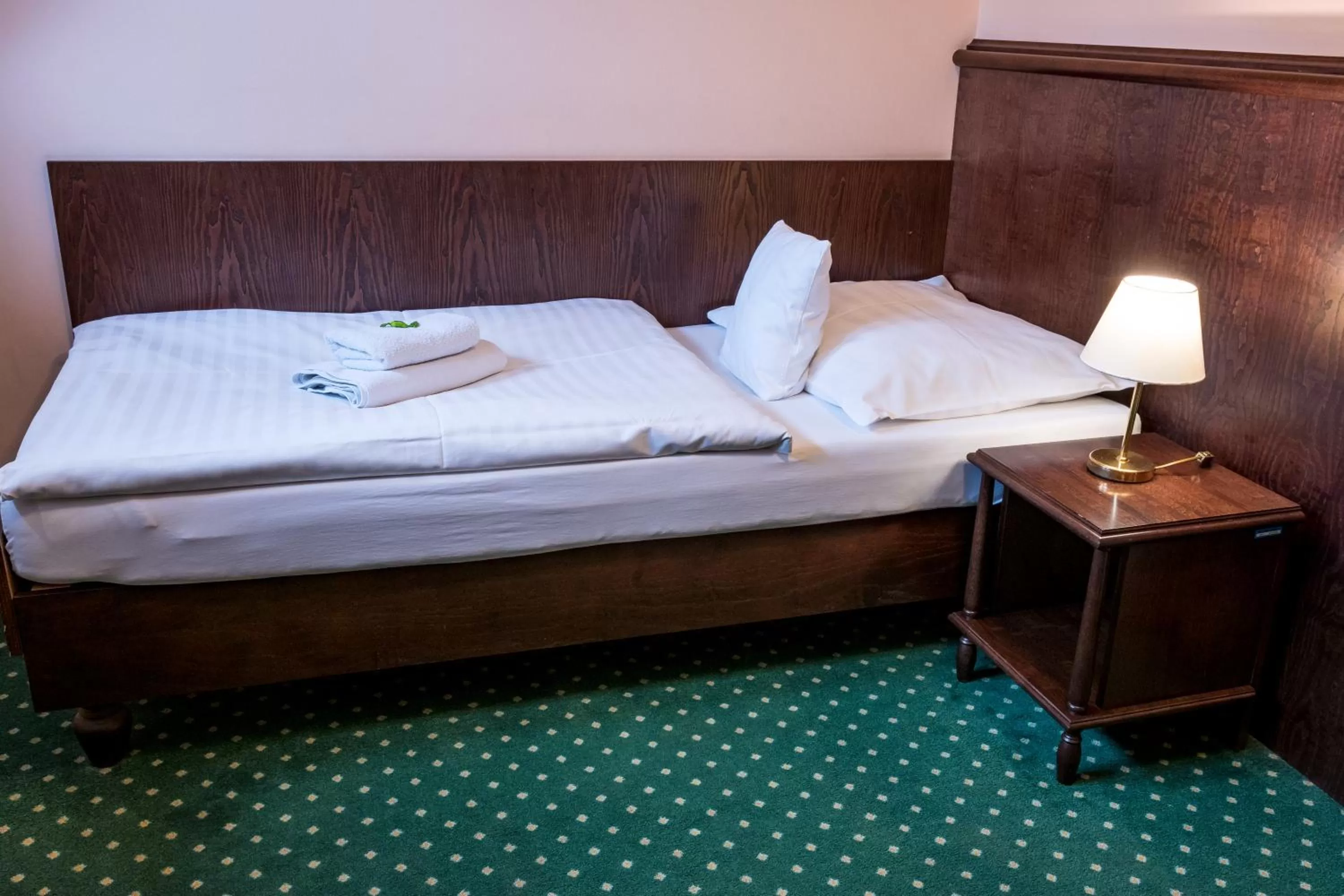 Bed in Hotel U Hejtmana Šarovce