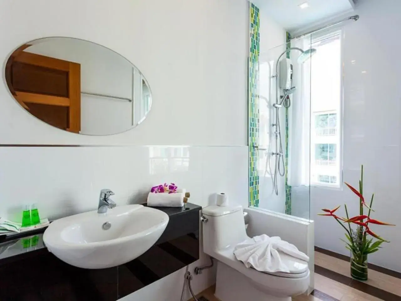 Shower, Bathroom in The Samui Beach Resort - SHA Plus Certified