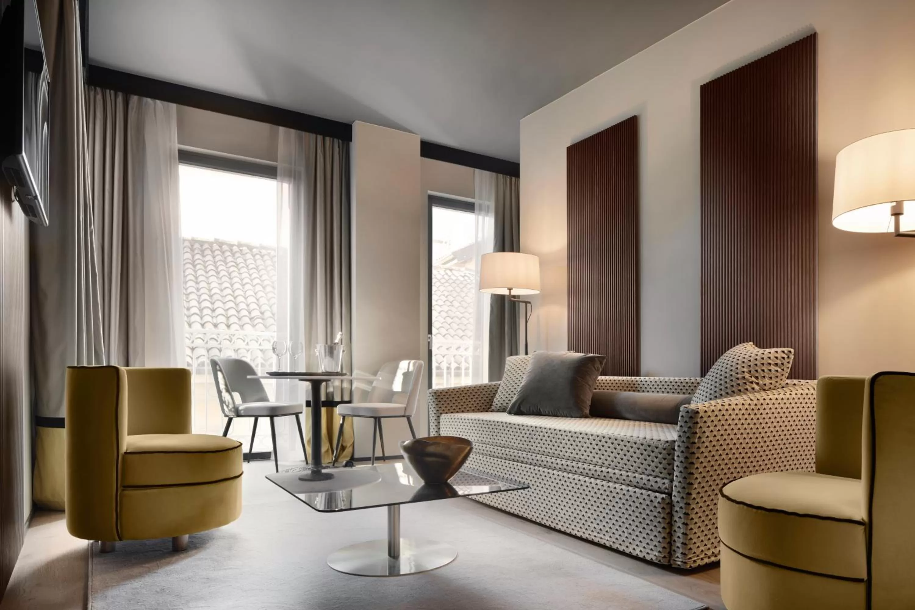 Living room in Speronari Suites