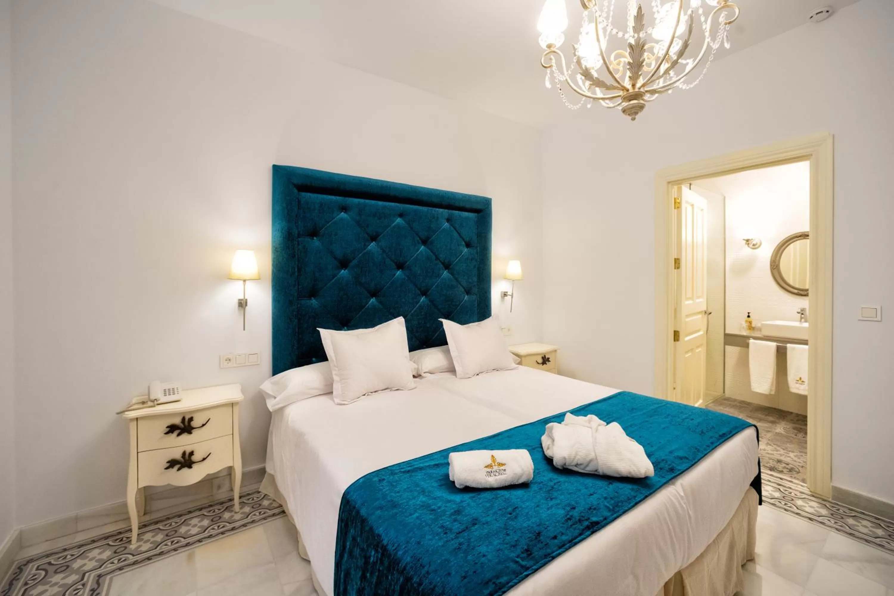 Bed in Hotel boutique Palacio de la Veracruz