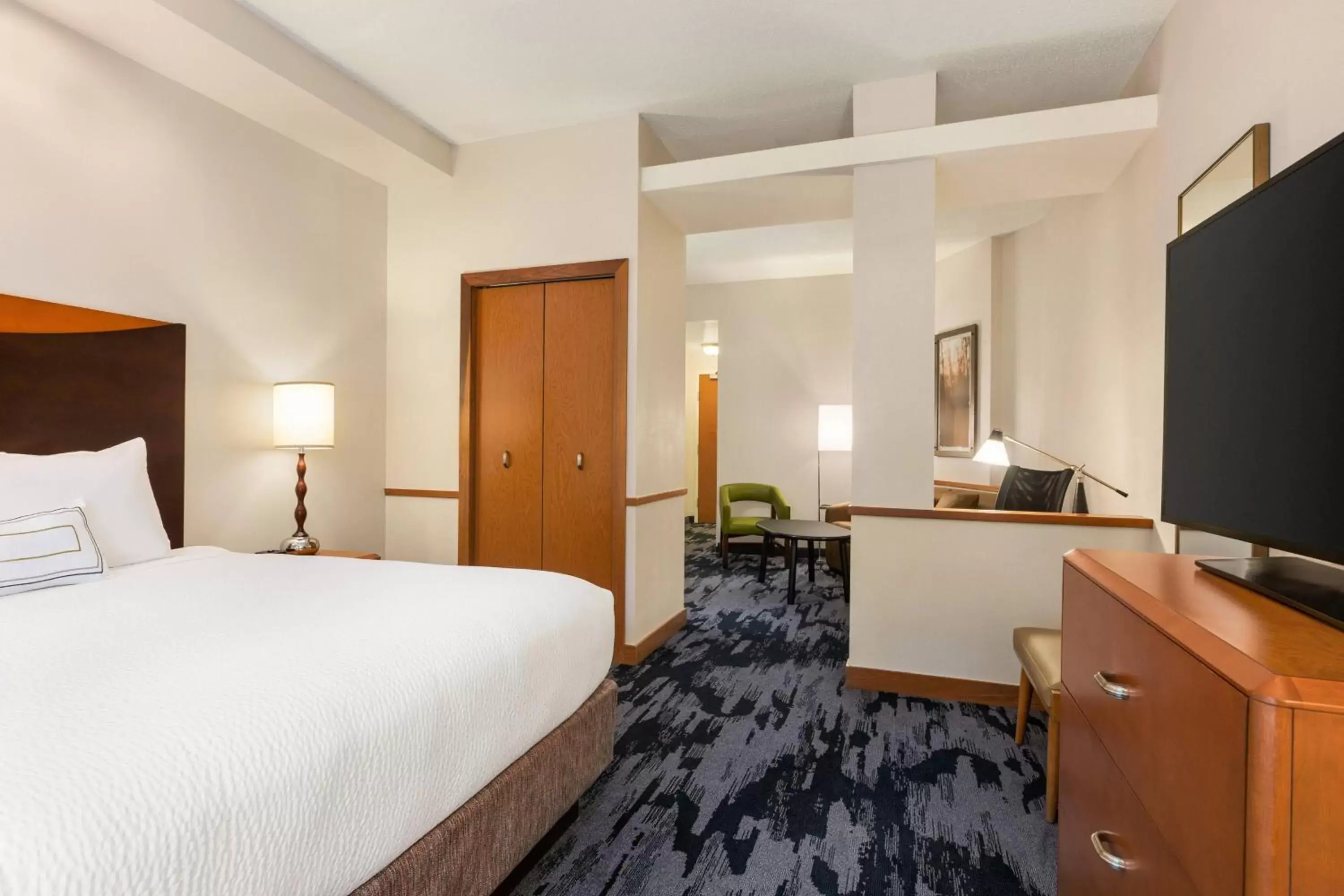 Bedroom, Bed in Fairfield Inn & Suites Jacksonville West/Chaffee Point