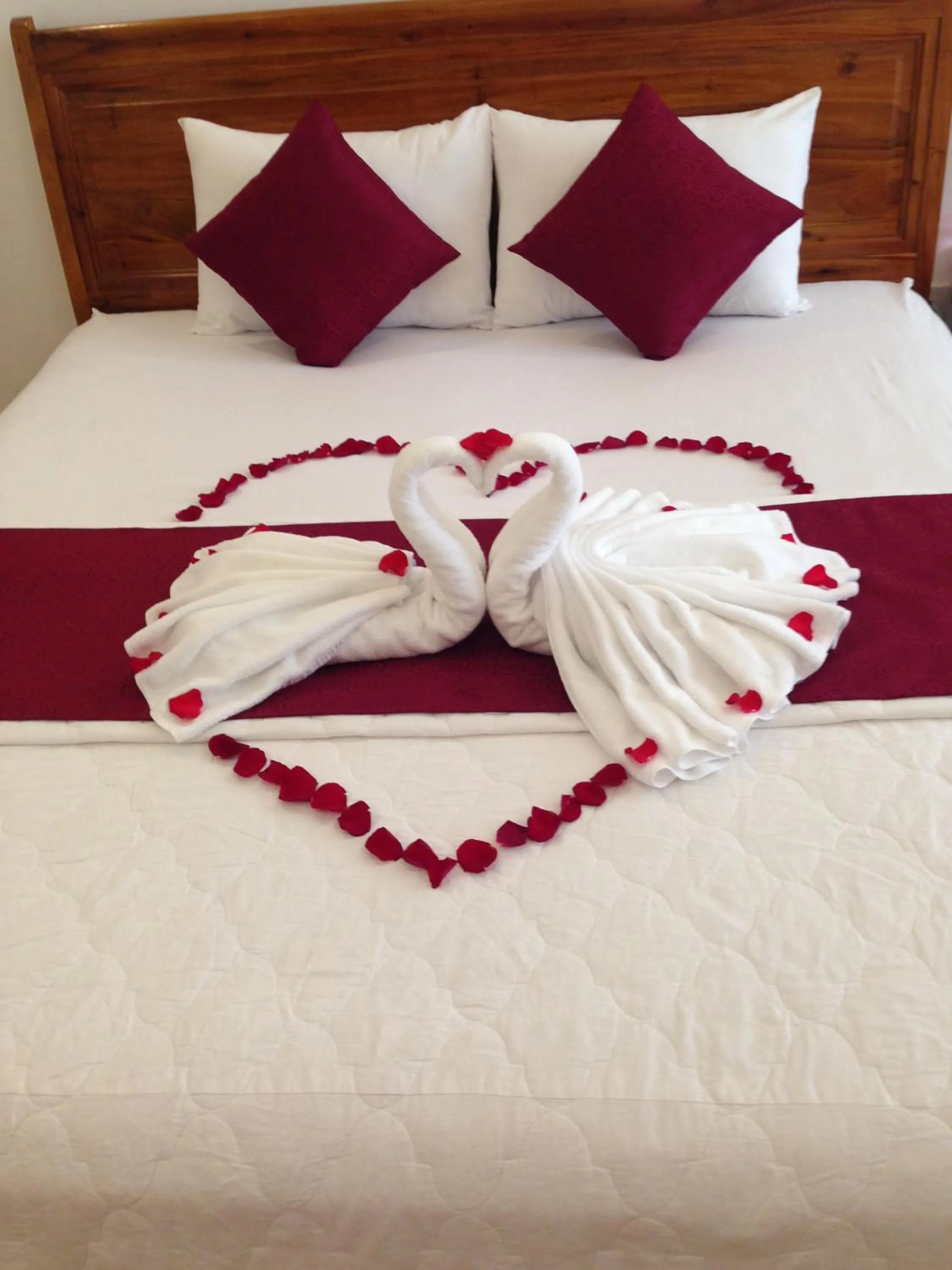 Bed in Ngoc Viet Bungalow