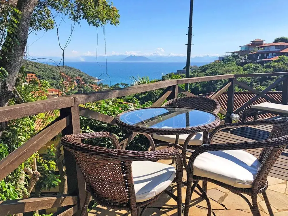 Balcony/Terrace in Pousada Amancay