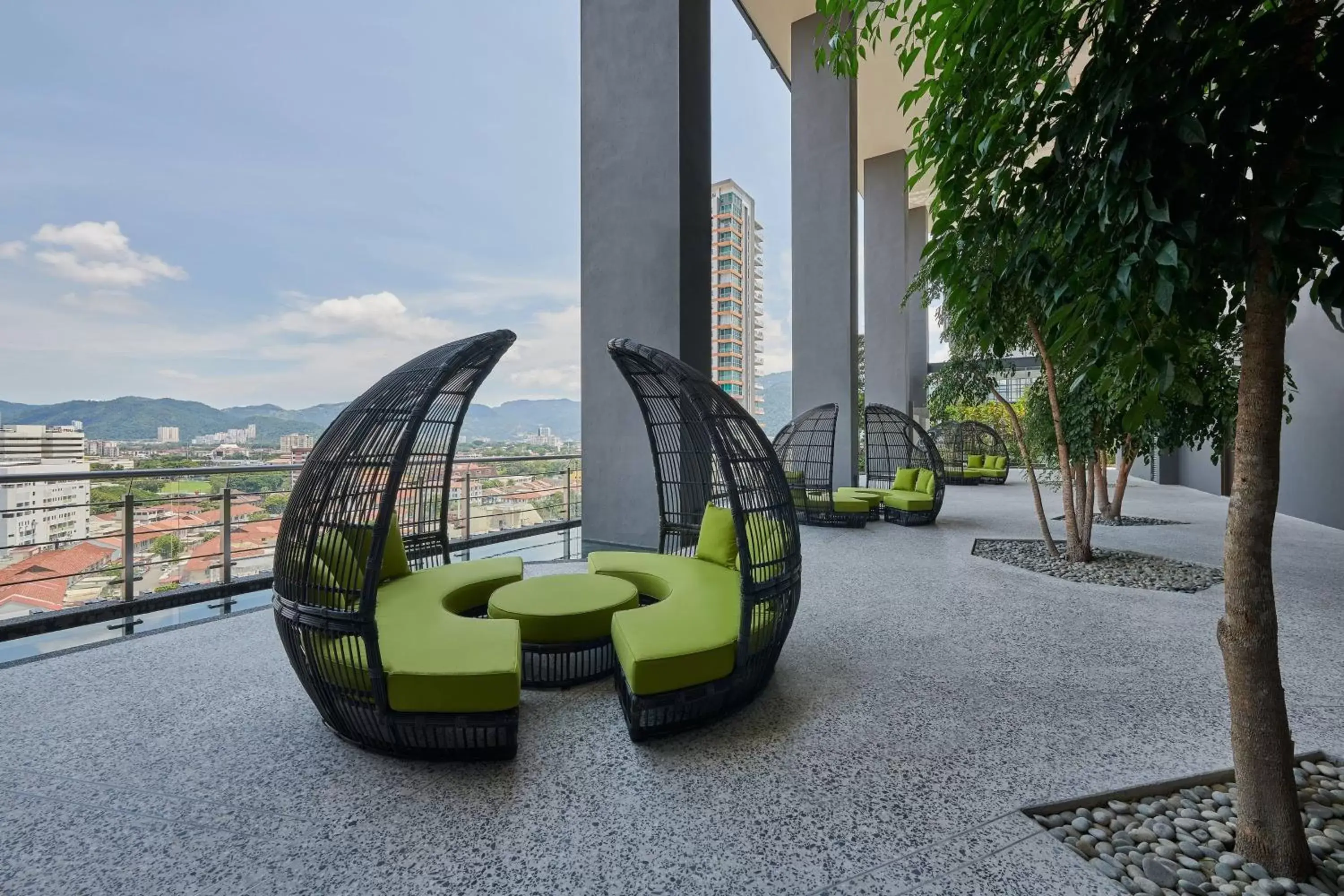 Swimming pool in Courtyard by Marriott Penang