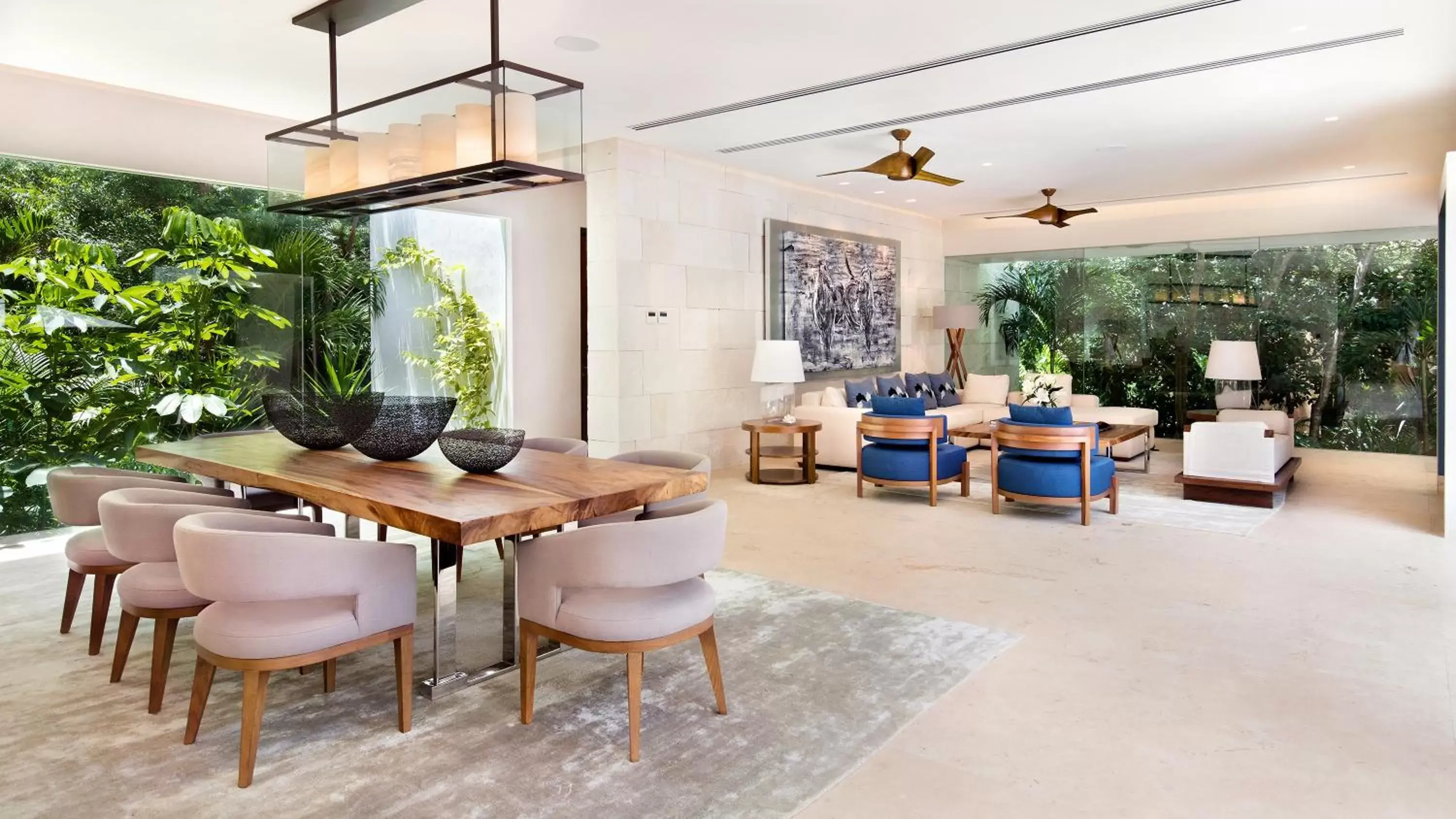 Living room in Chablé Yucatan Living room in Chablé Yucatan