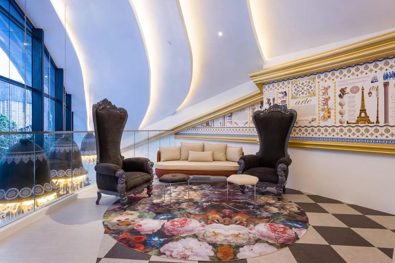 Seating area in Arte Mont Kiara Hotel Suite