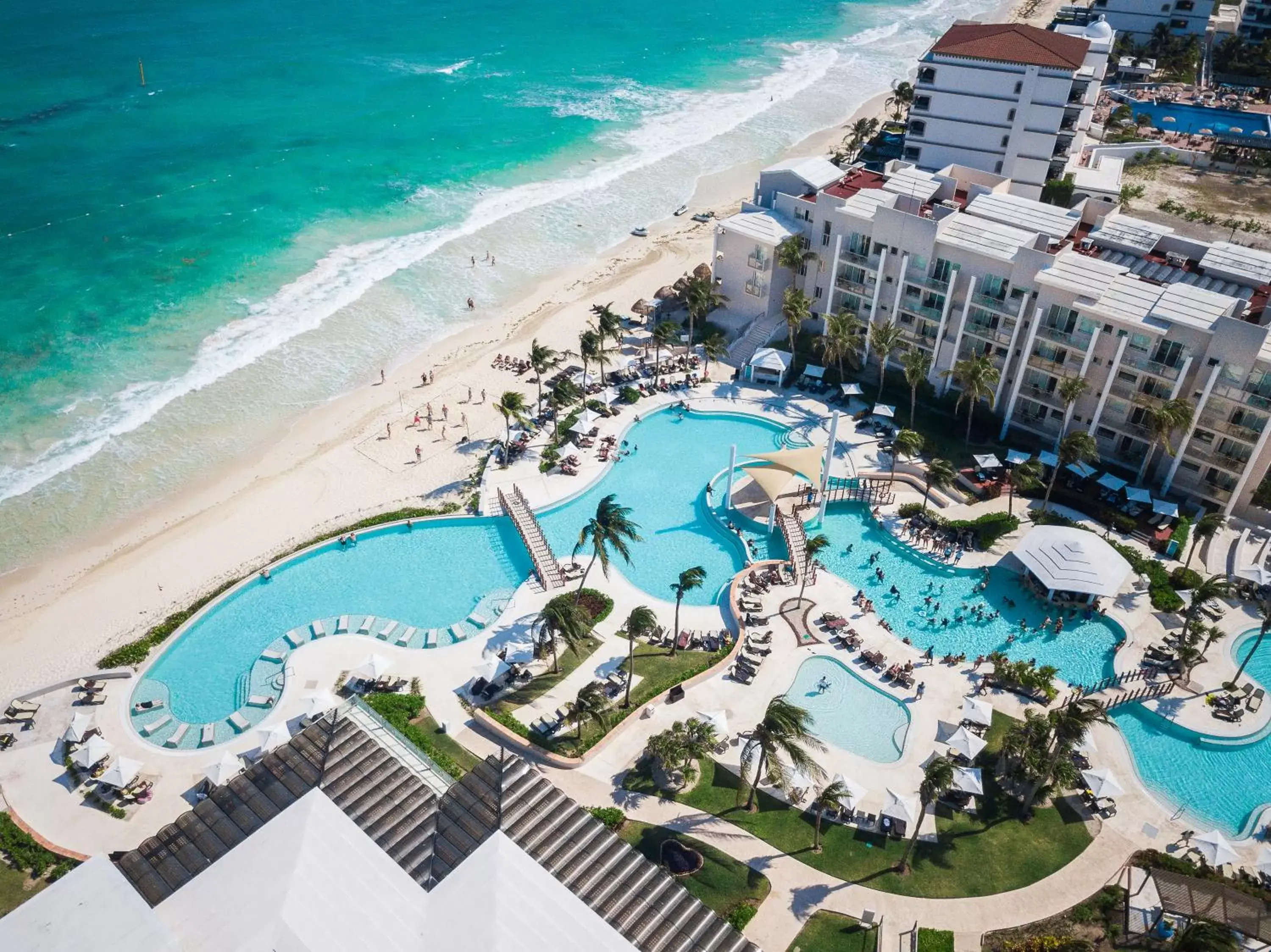 Swimming pool, Bird's-eye View in Dreams Jade Resort & Spa - All Inclusive