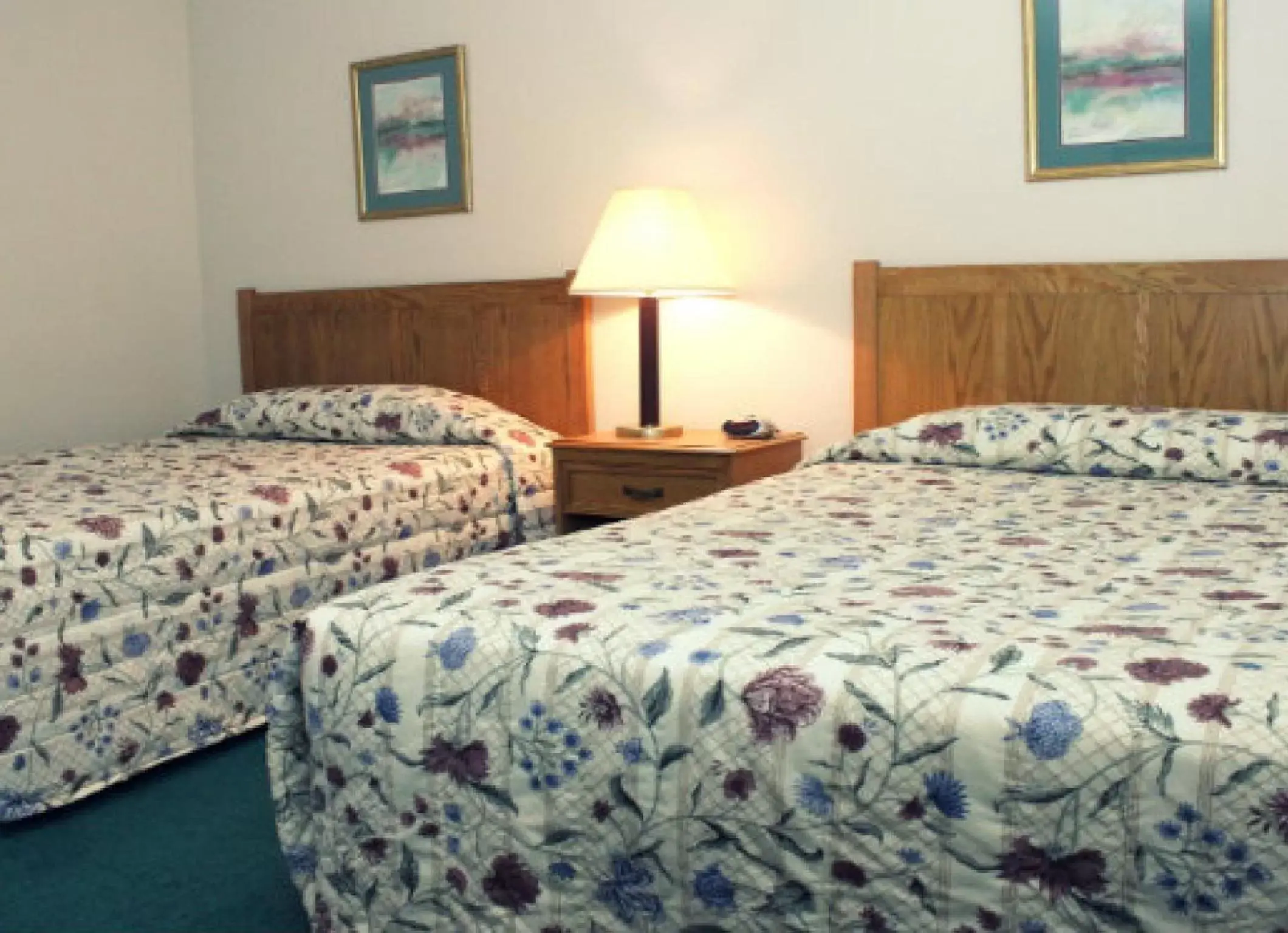 Bed in Affordable Suites Greenville