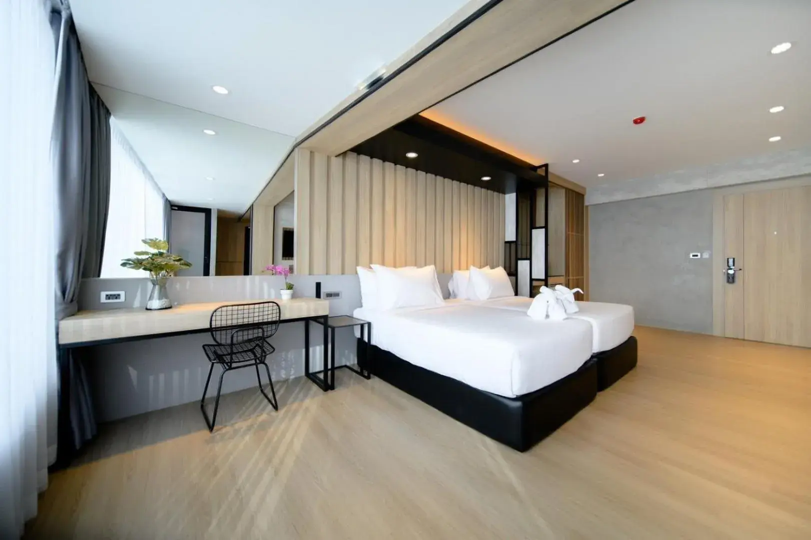Bedroom, Bed in Loft Bangkok Hotel - SHA Extra Plus