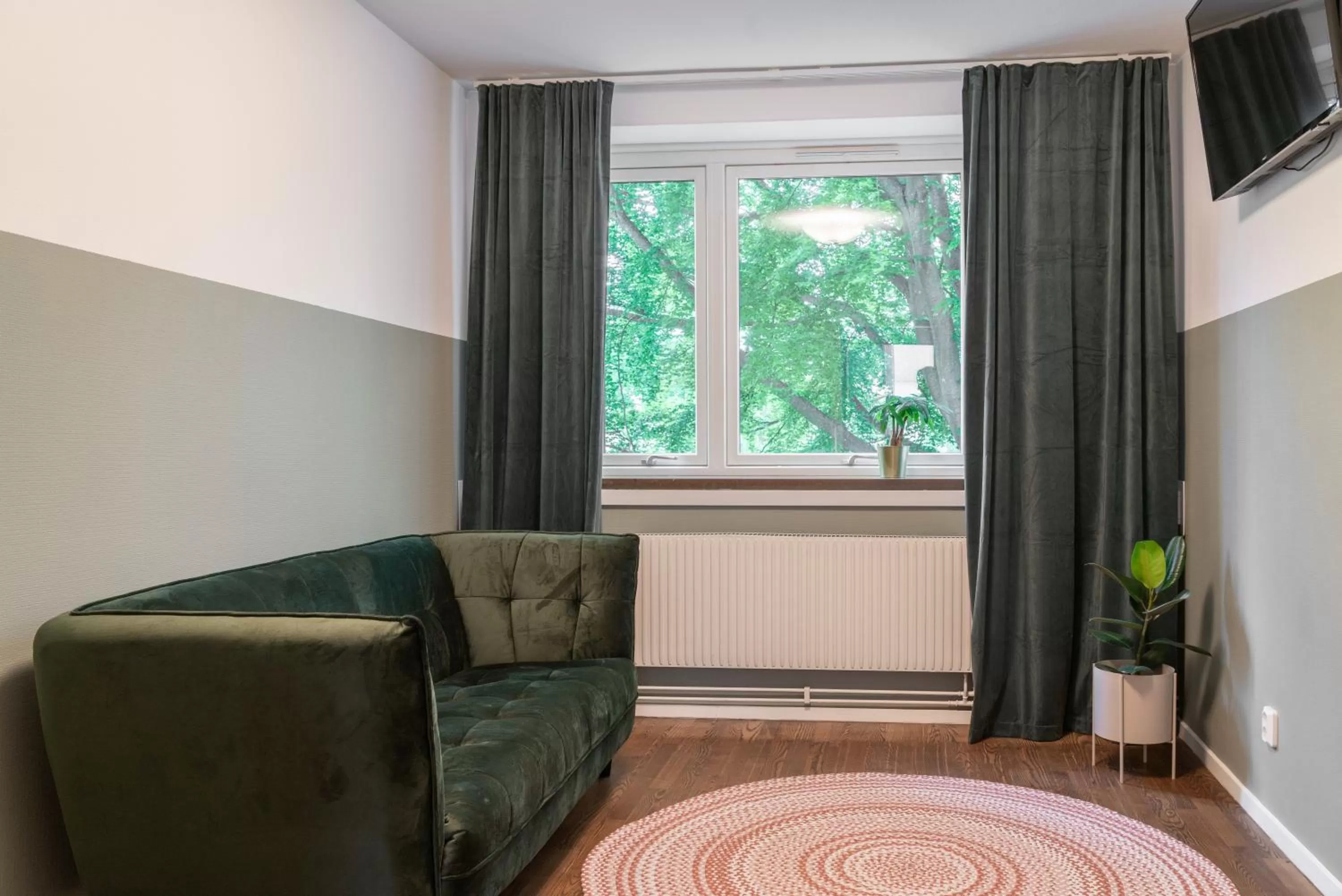 Living room in Botanika Uppsala