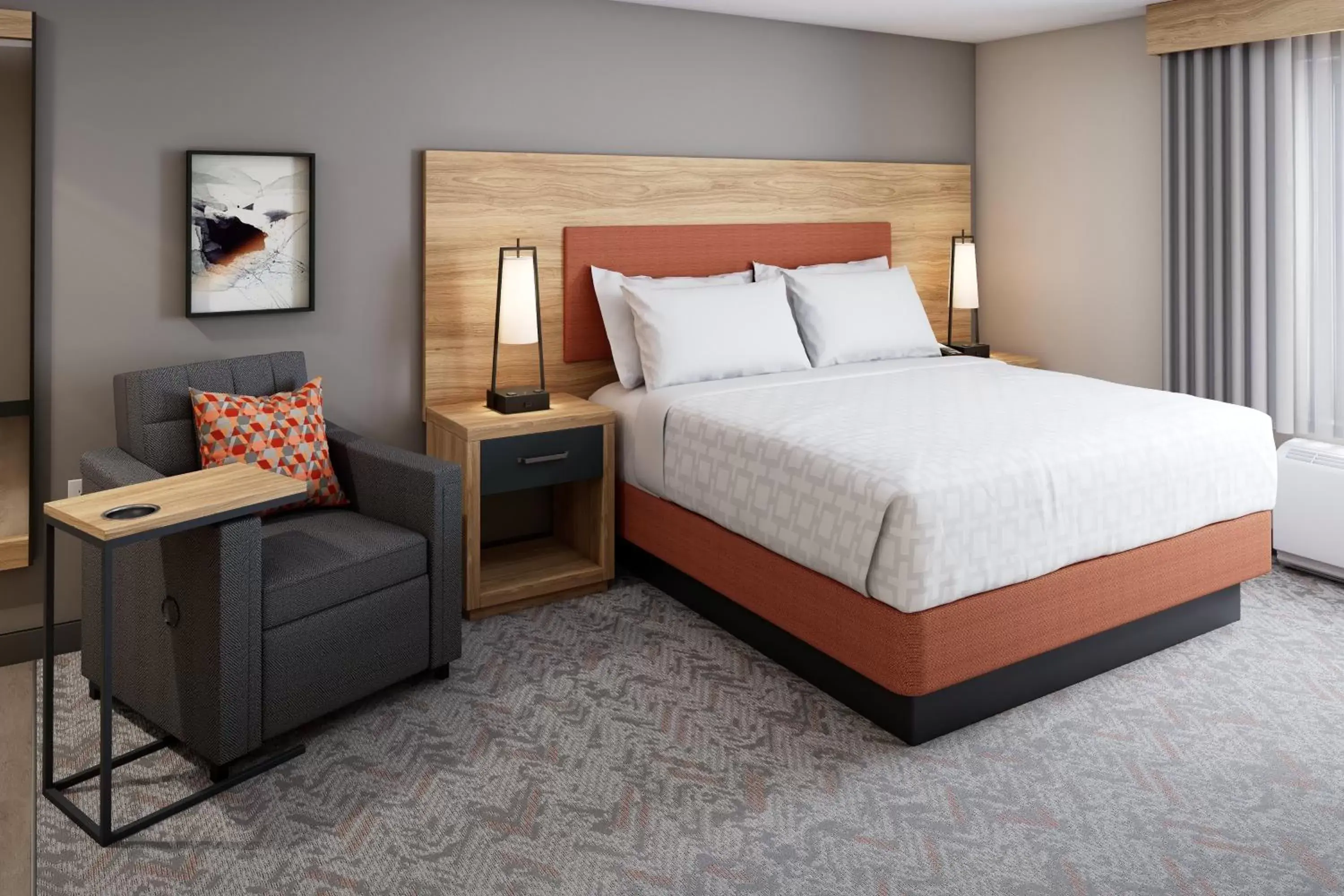 Photo of the whole room, Bed in Candlewood Suites - Layton - Salt Lake City, an IHG Hotel