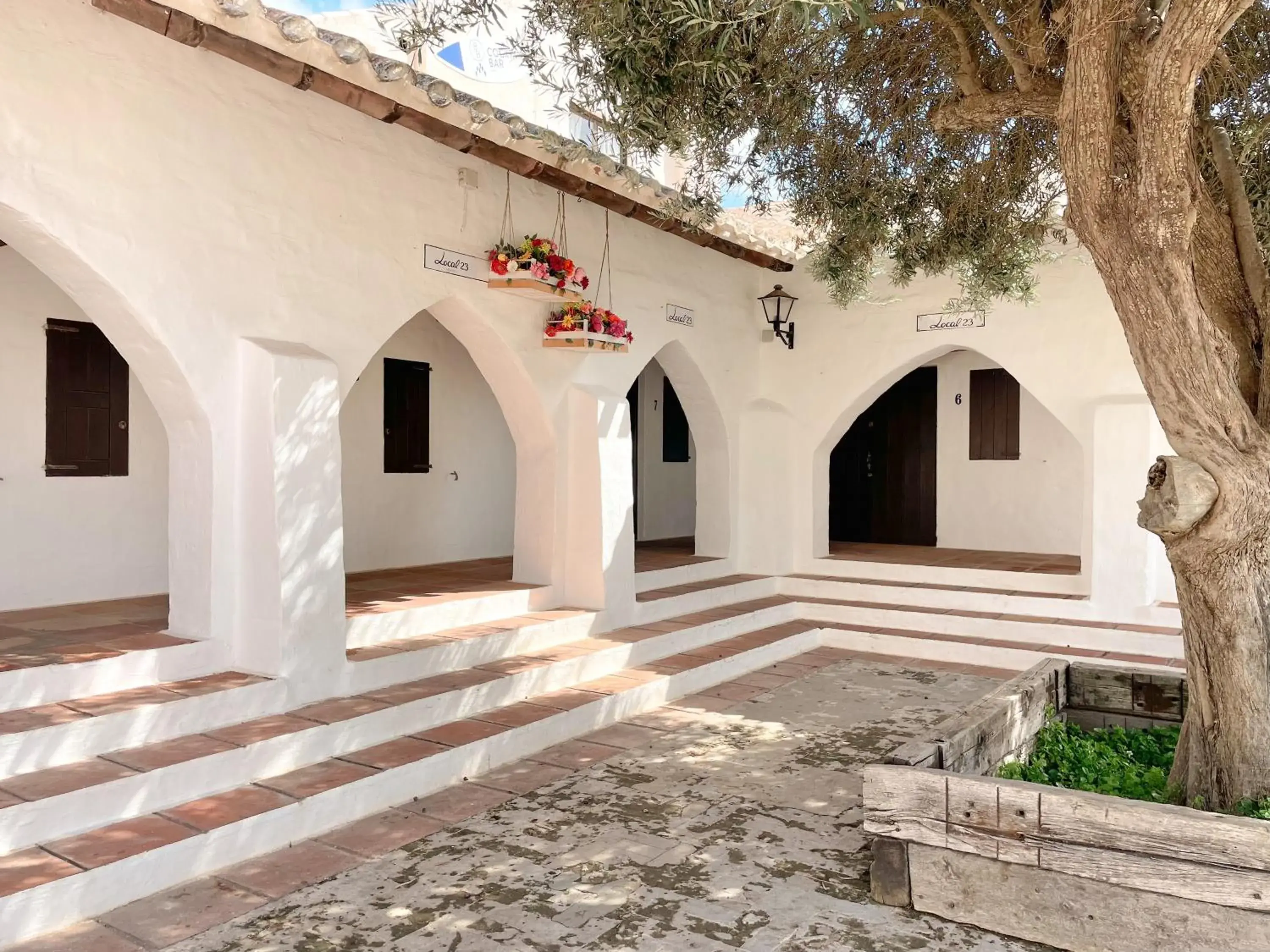 Facade/entrance in Binivell Park - Caliu Apartments Facade/entrance in Binivell Park - Caliu Apartments