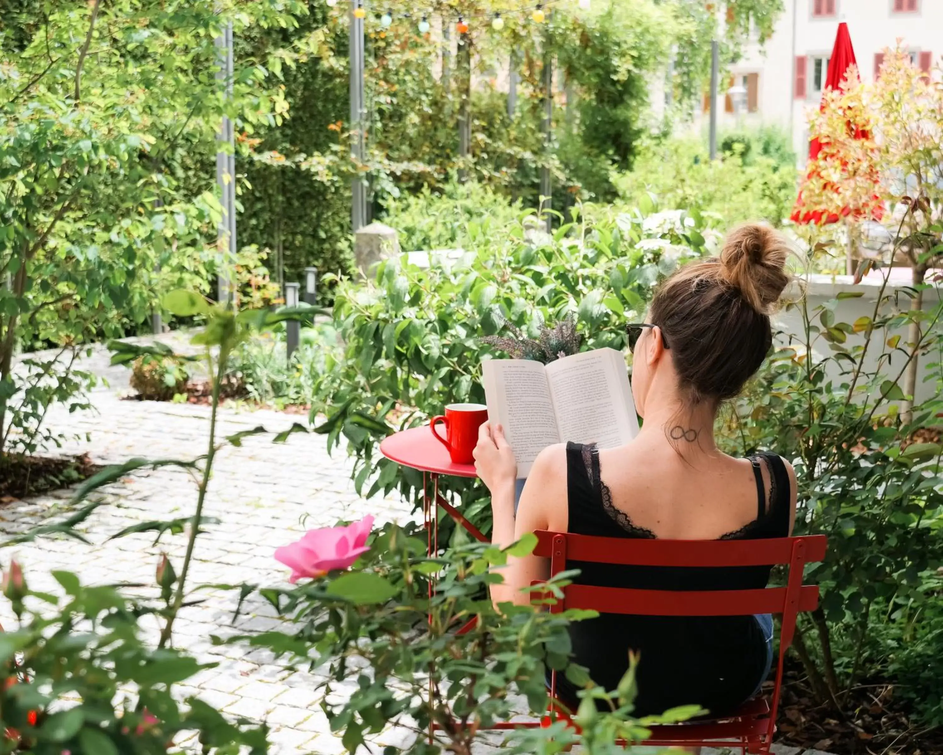 Garden in Le Faucigny - Hotel de Charme