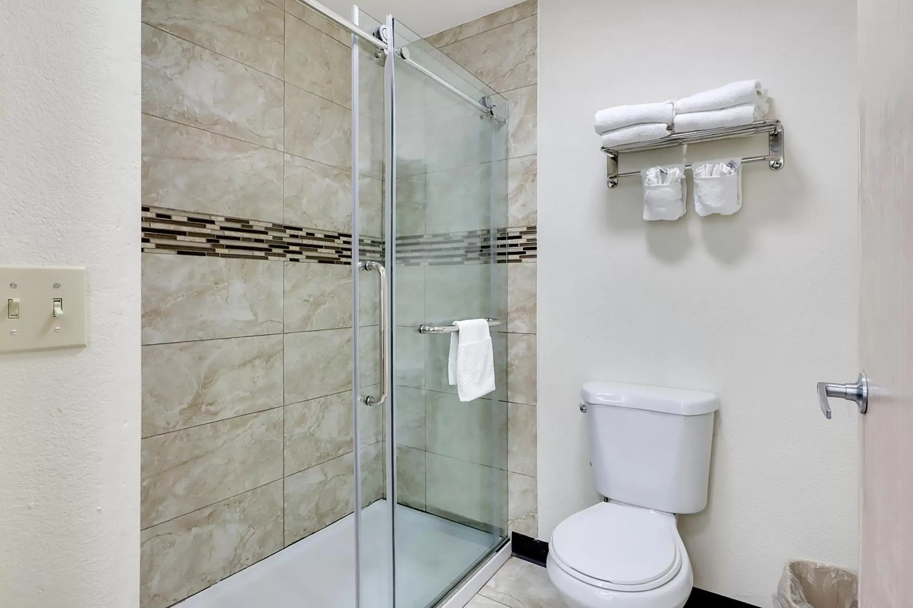 Shower, Bathroom in Quality Suites Albuquerque Airport