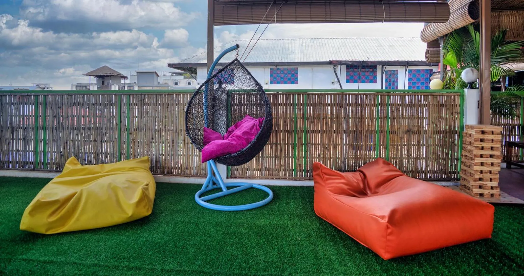 Children play ground in The Funky Village