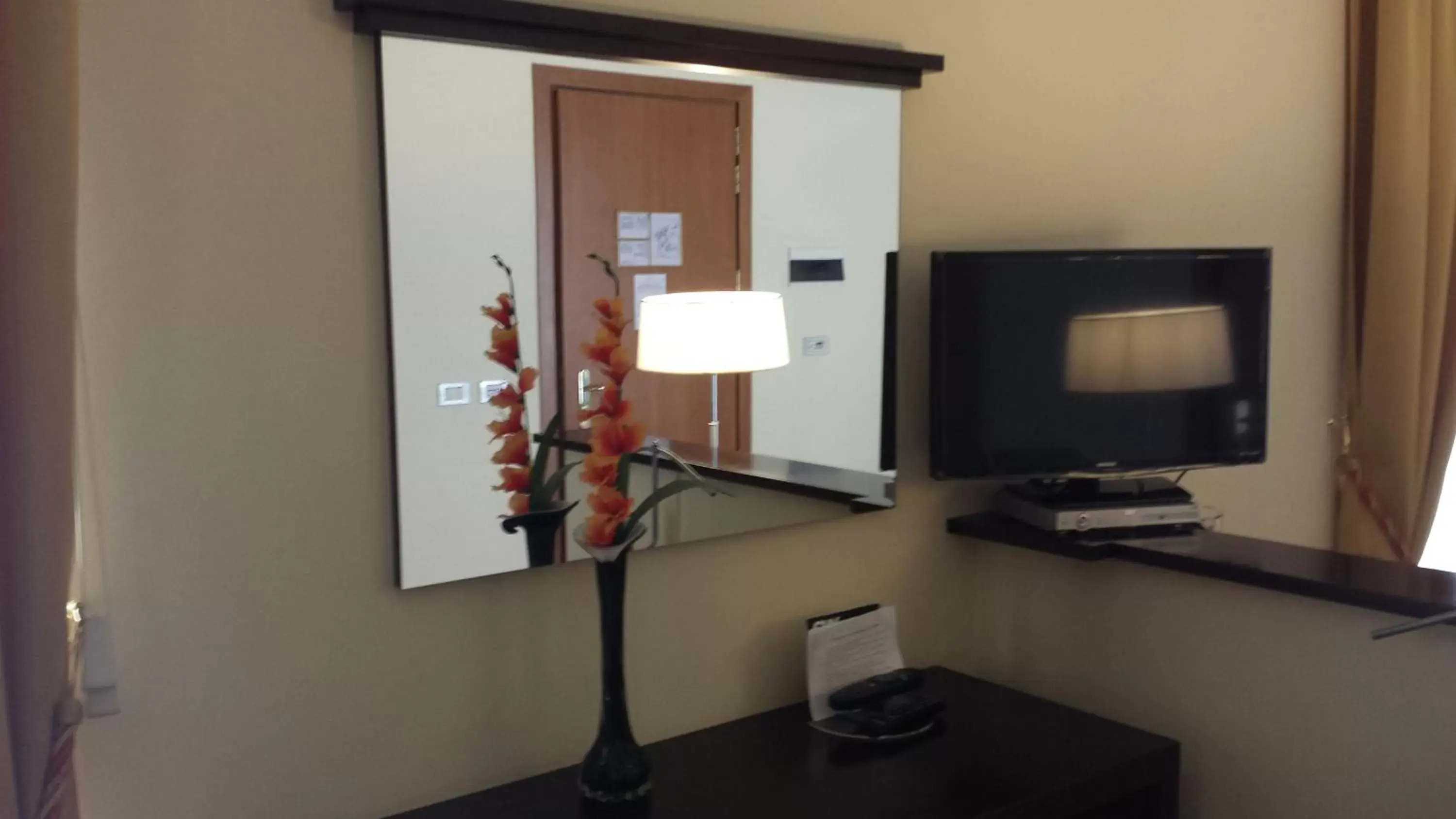 Bedroom in Hotel Due Colonne Bedroom in Hotel Due Colonne