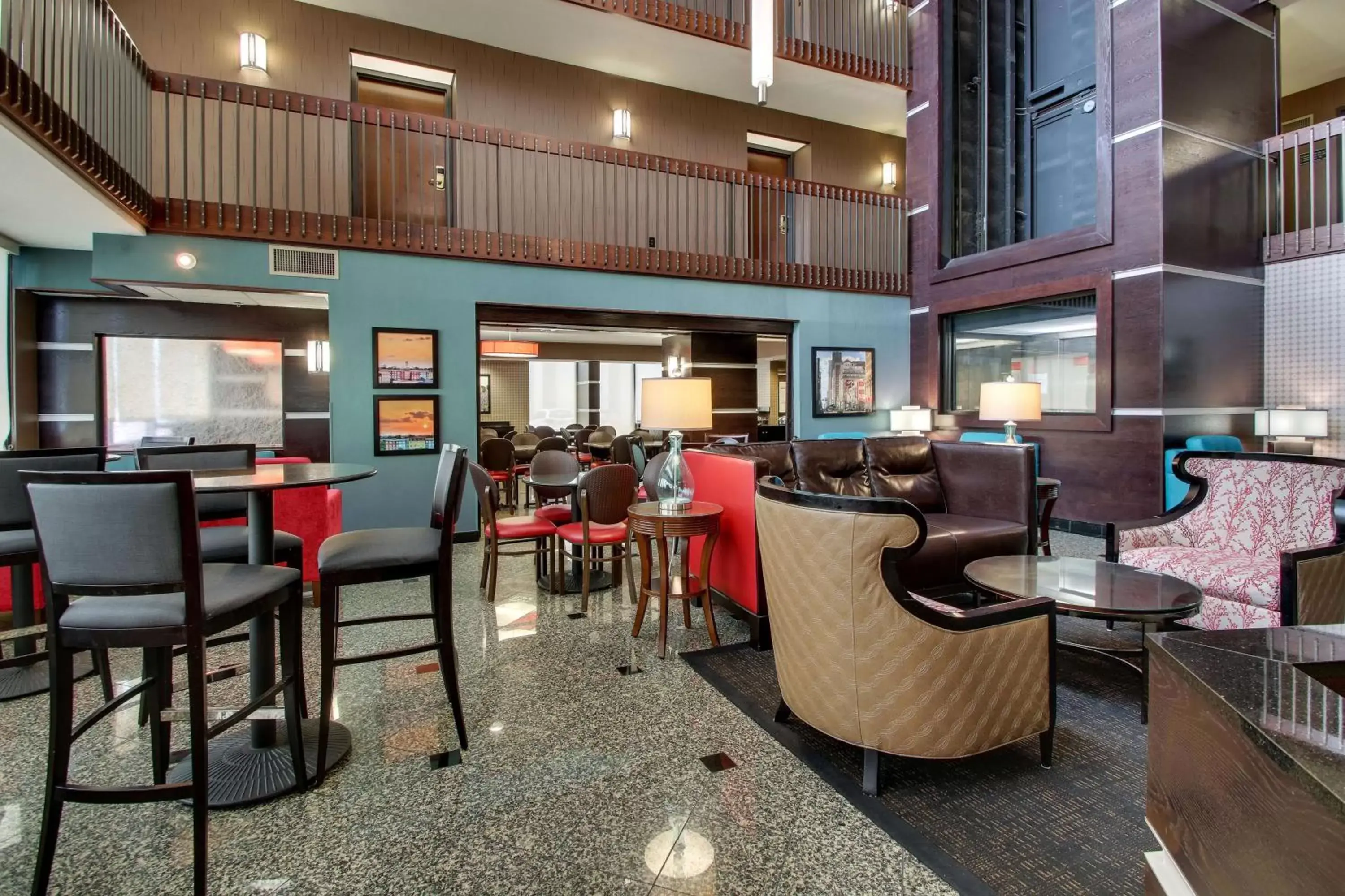 Lobby or reception, Restaurant/Places to Eat in Drury Inn & Suites Houston Galleria
