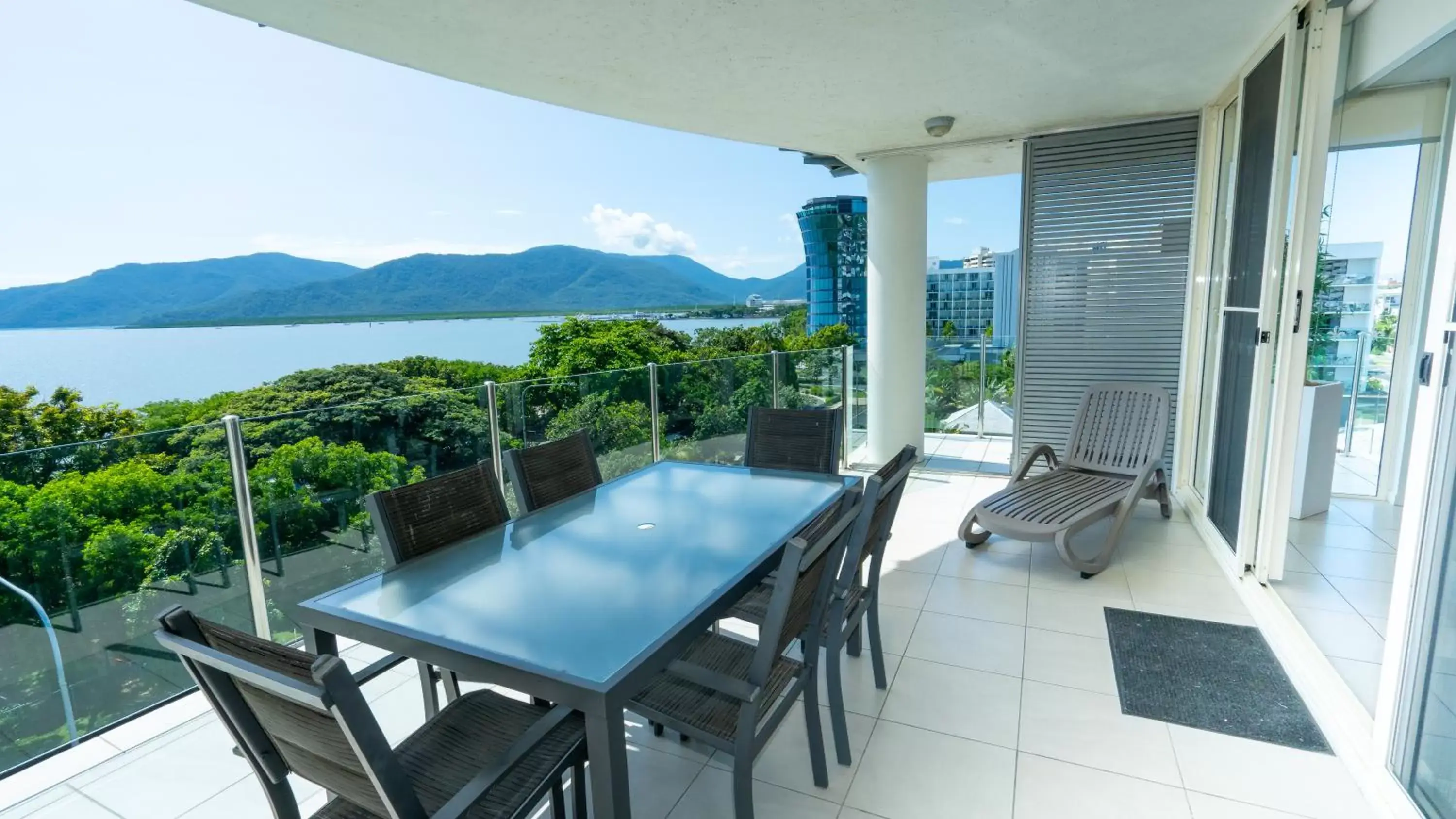 Balcony/Terrace in Waters Edge Apartment Cairns